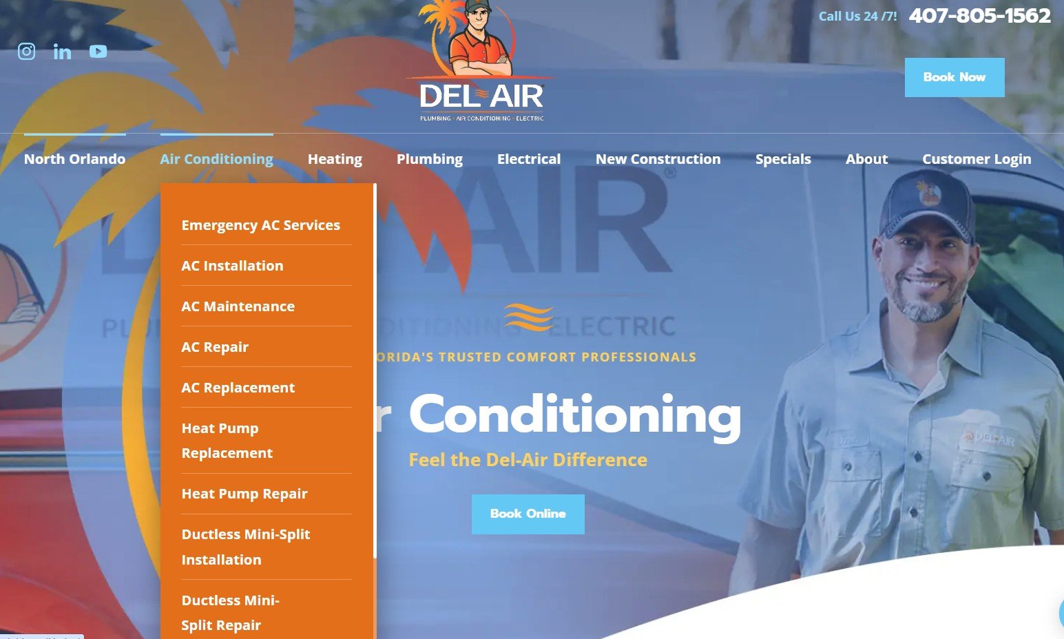 hvac websites orlando