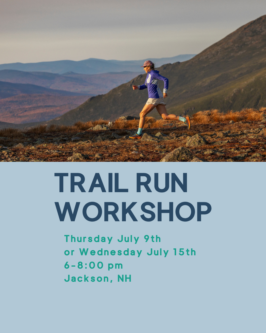 Trail Running Workshop