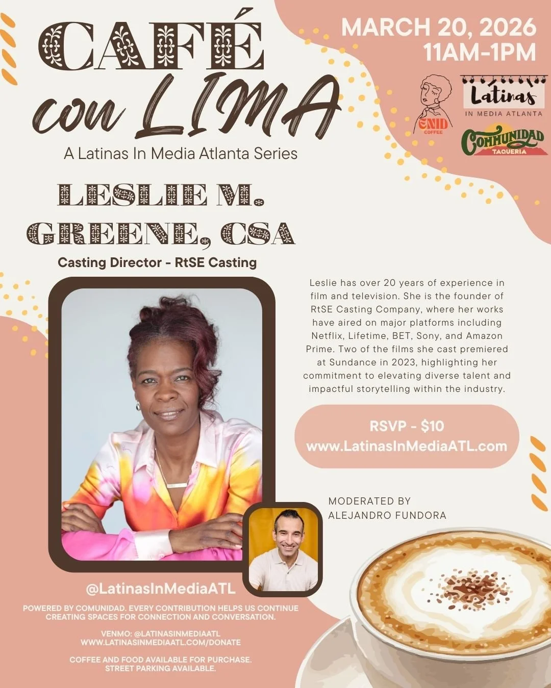 Cafe con LIMA | Leslie M. Greene, CSA