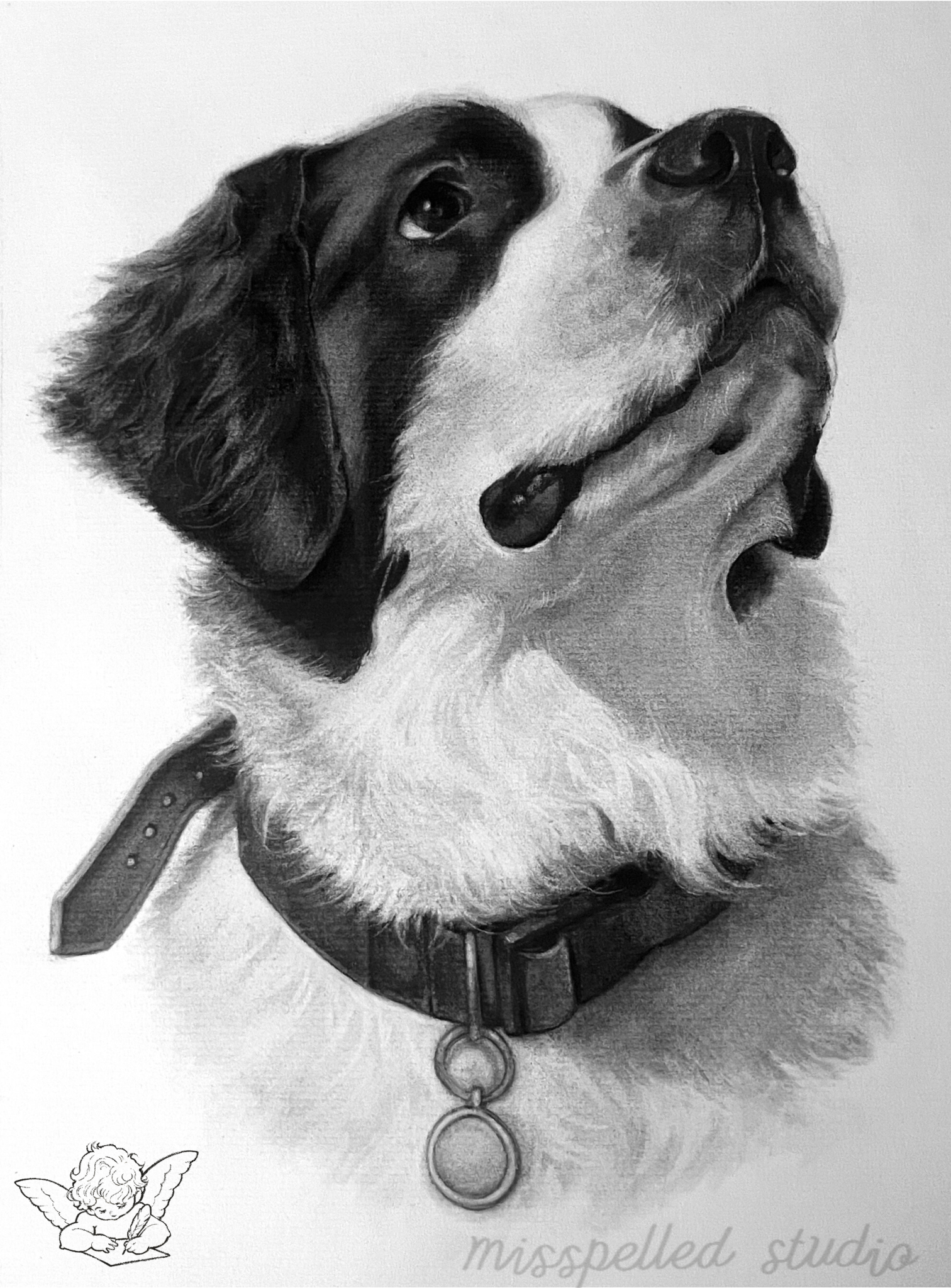 Arwen, 2025  
Charcoal on paper