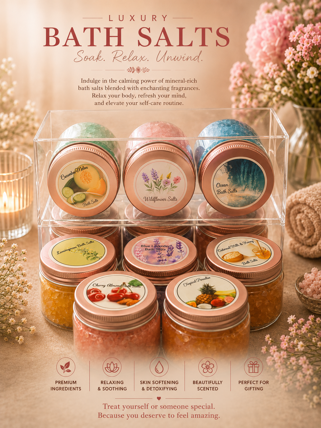 Forget Me Not Bath Salts