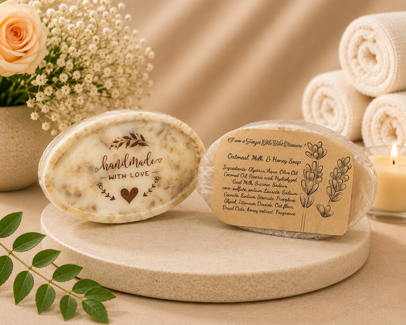 Oatmeal, Milk, & Honey Soap