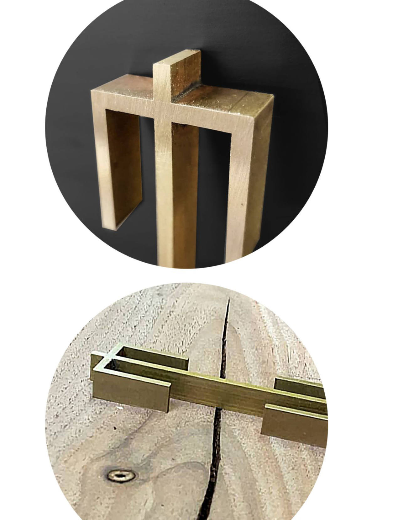 Soldered Brass Inlay