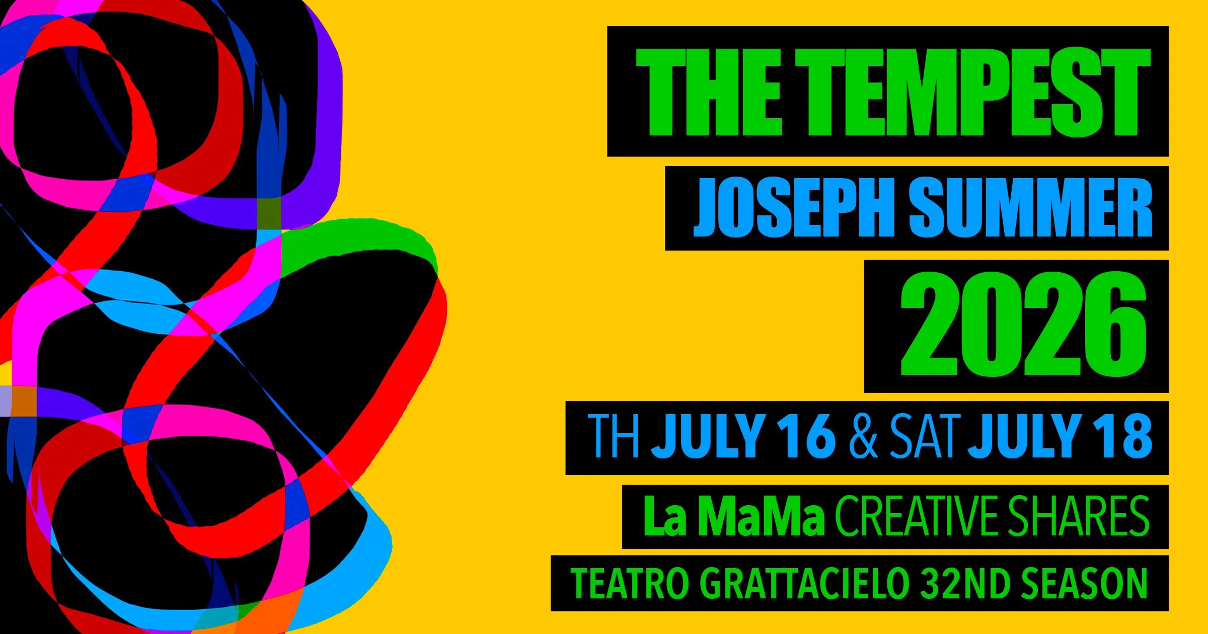 The Tempest (world-premiere), Teatro Grattacielo