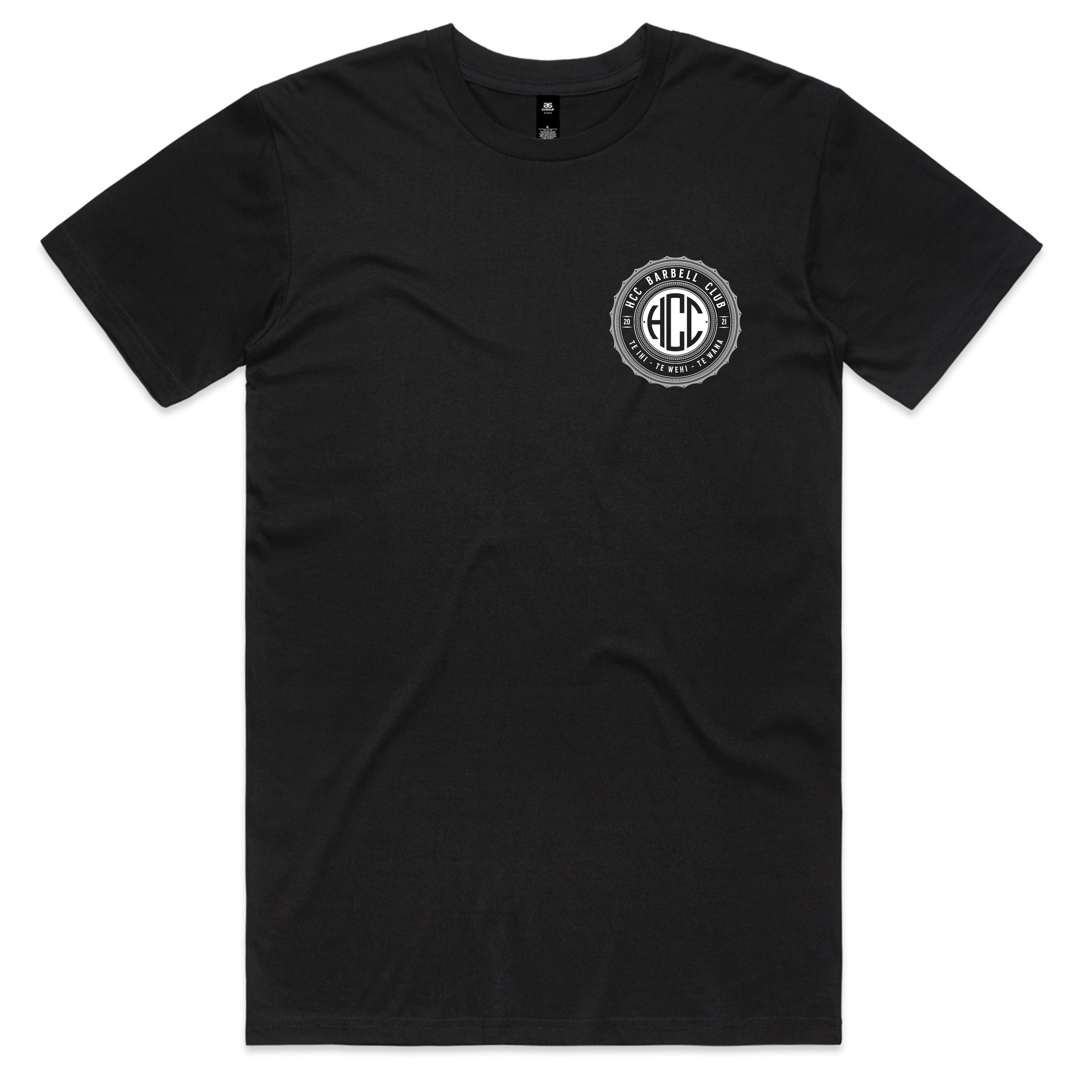 HCC Barbell Club Staple Tee 2026 (Front) - Black.png