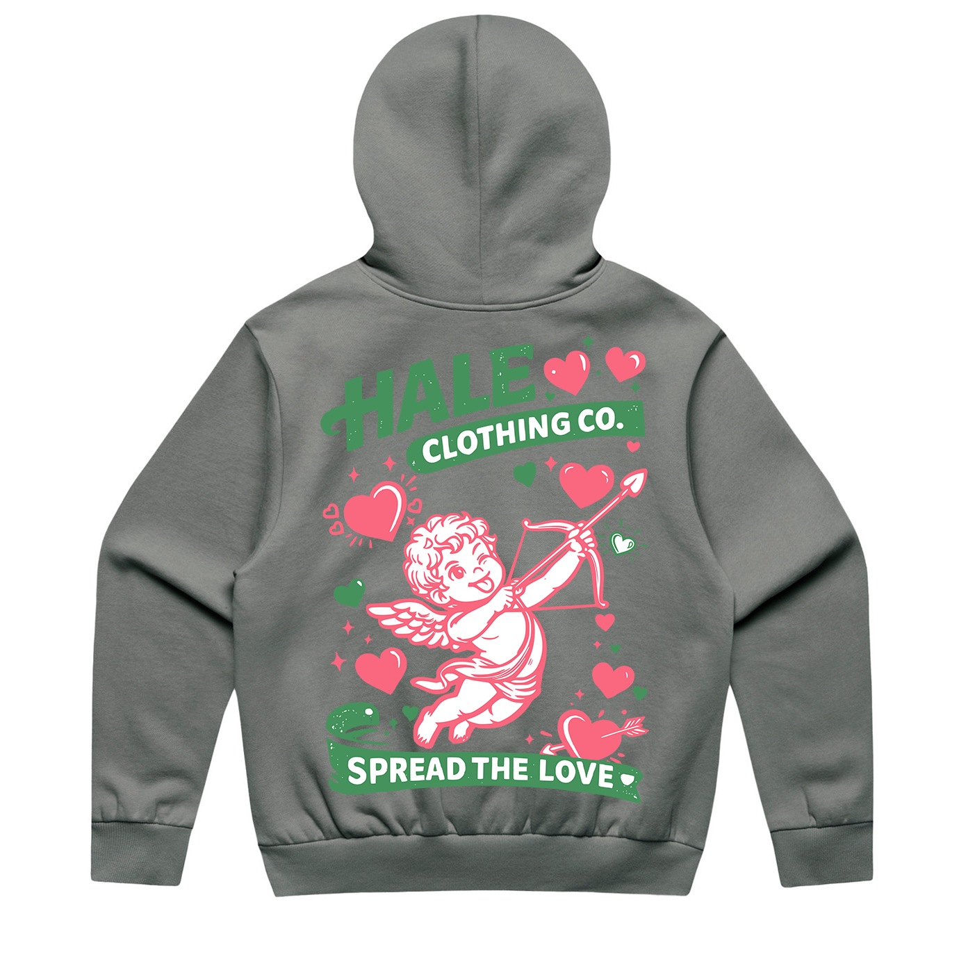 SPread The Love Hoodie - (Grey) Back Design.png