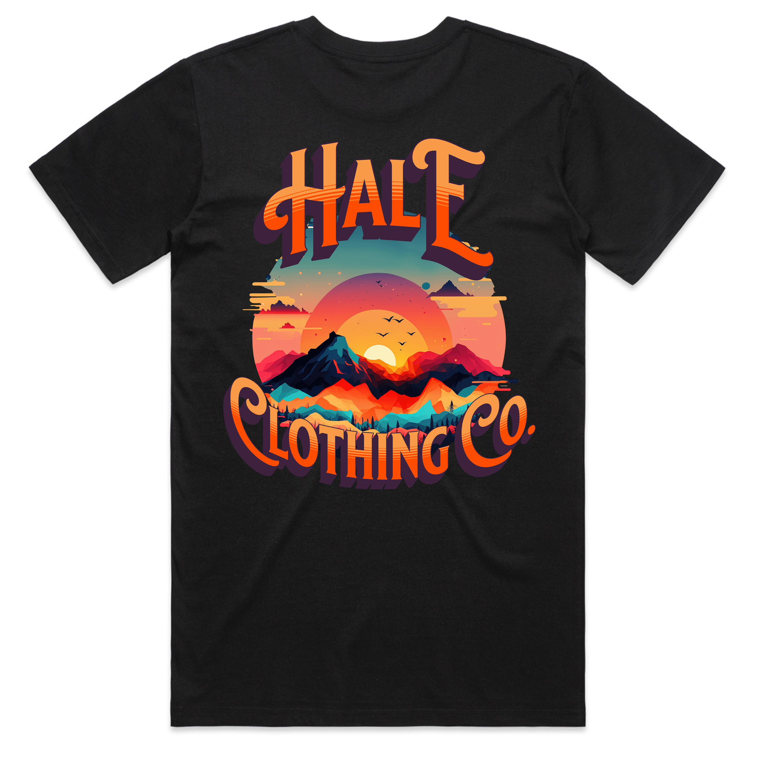 Rising Sun Staple Tee(Black) Back.png