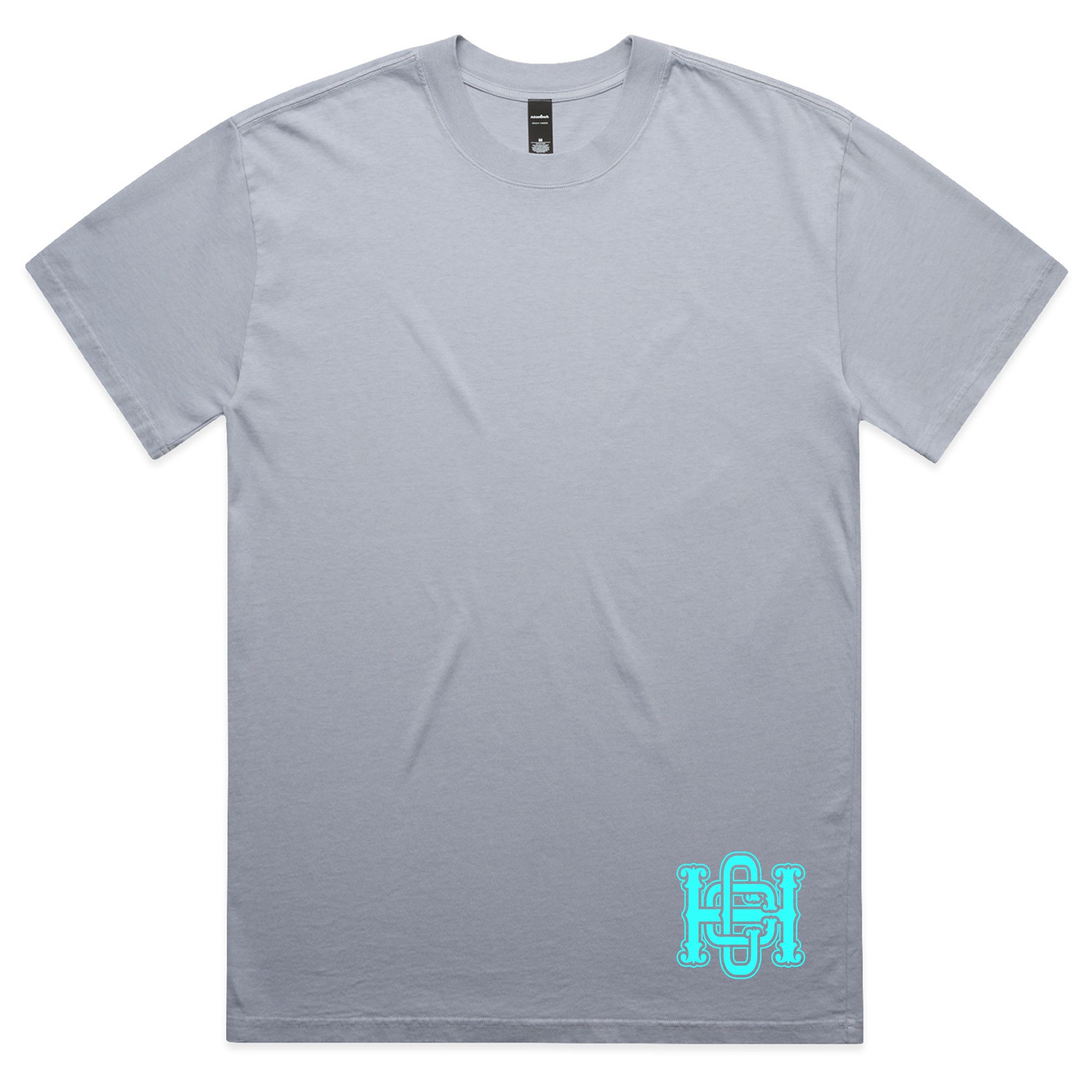 Bold Design Heavy Faded Tee - Front (Powder & Cyan).png