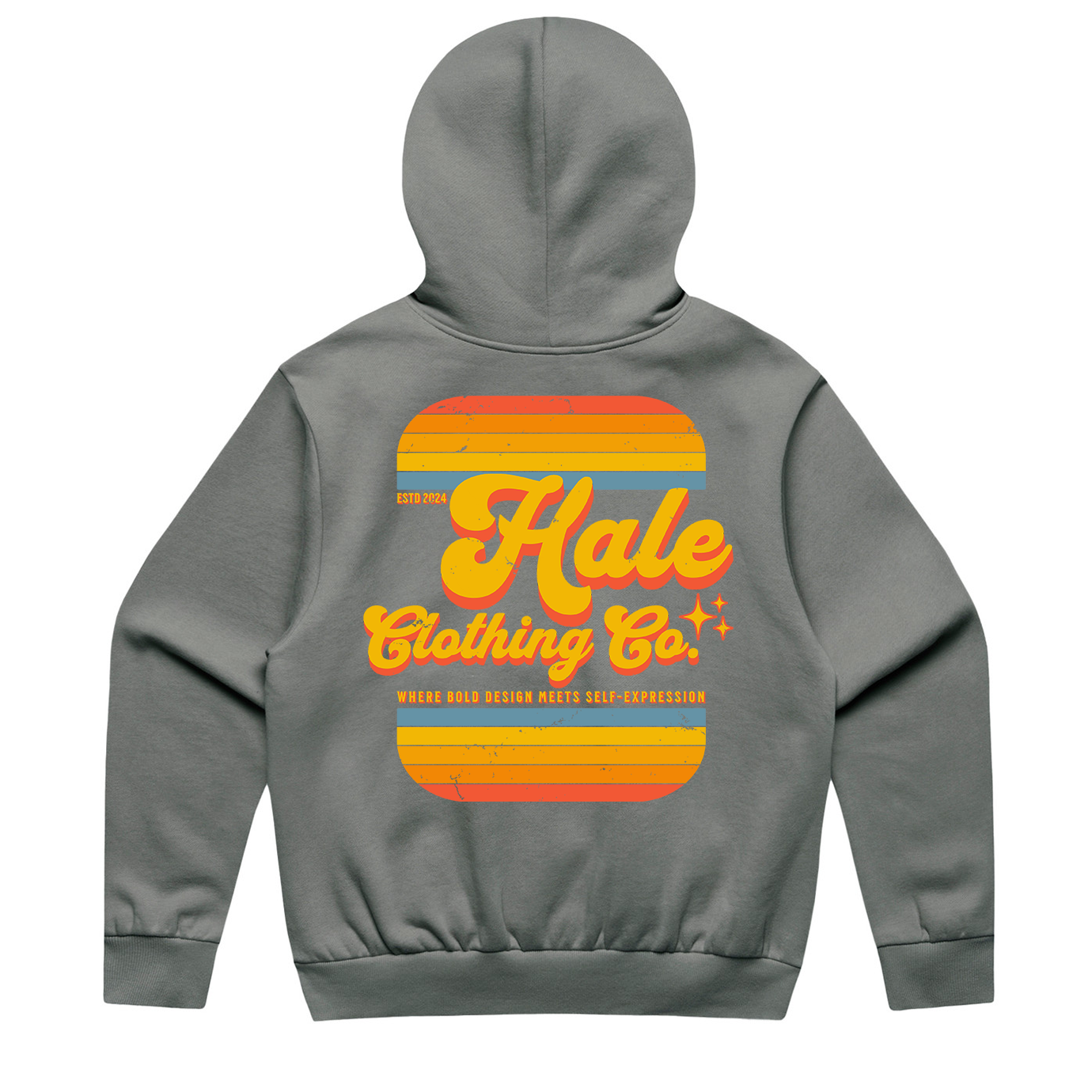 Hale Retro Hoodie - Back (Grey).png