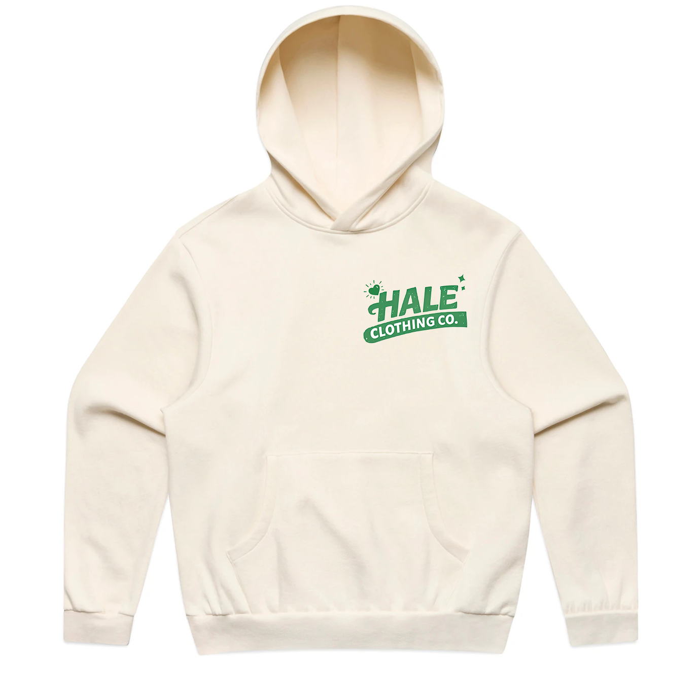 SPread The Love Hoodie - (Ecru) Front Design.png