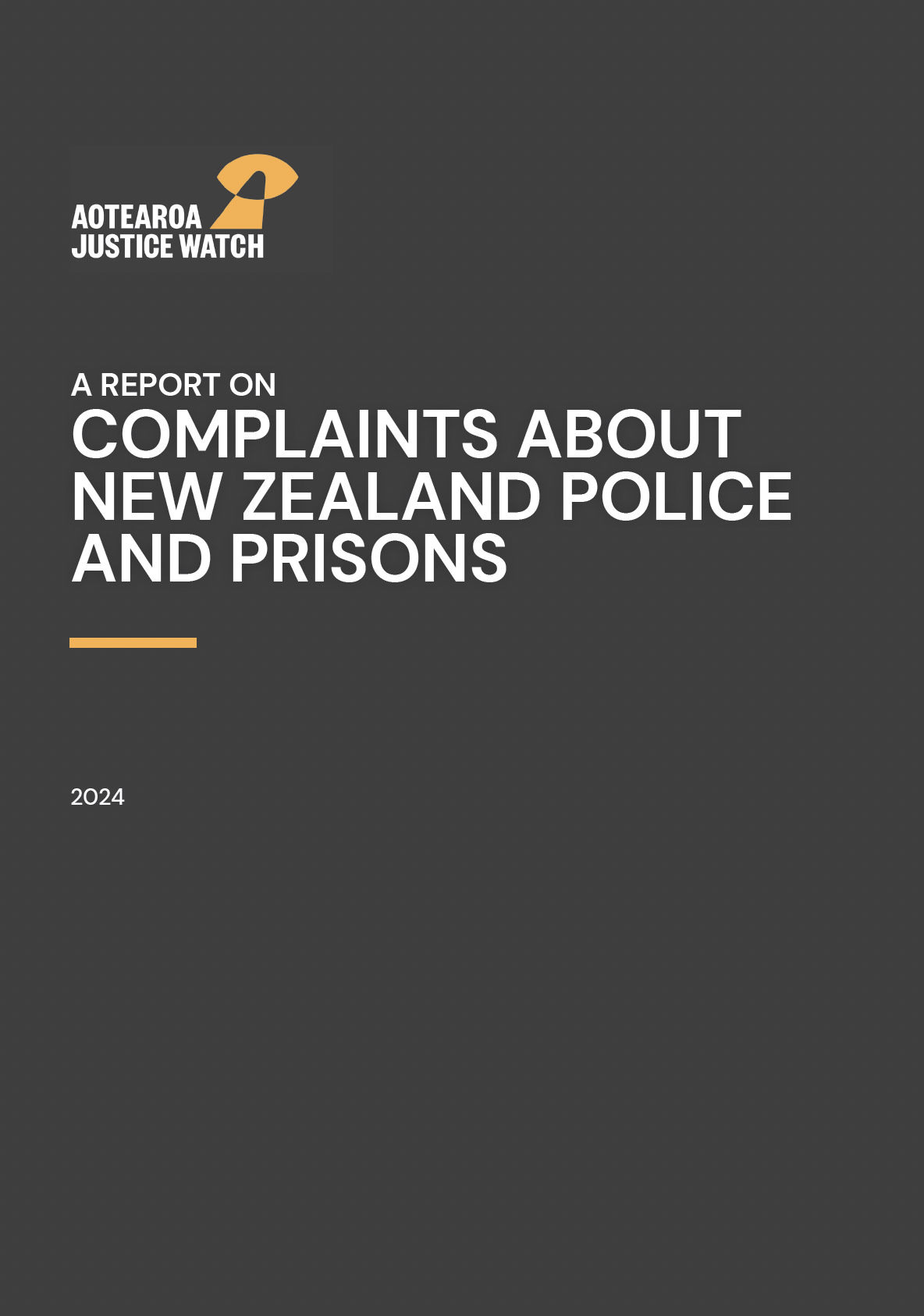 August 2024.
Author: Dr Ti Lamusse, Lecturer in Criminology, Victoria University of Wellington.
Aotearoa Justice Watch (AJW) is a group of independent organisations that care about justice and human rights, and believe more must be done to protect p