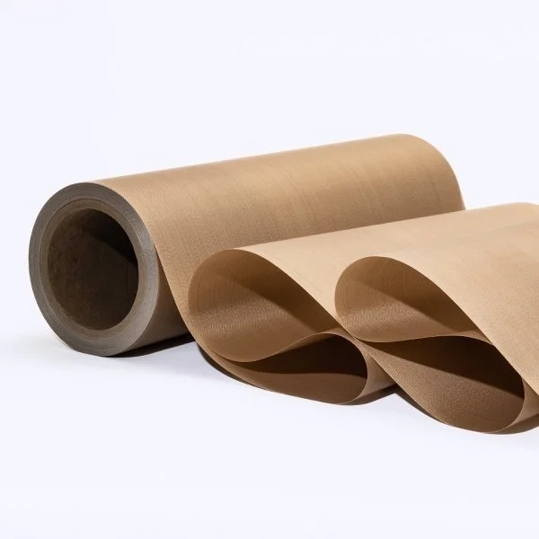 A roll of PTFE coated fabric