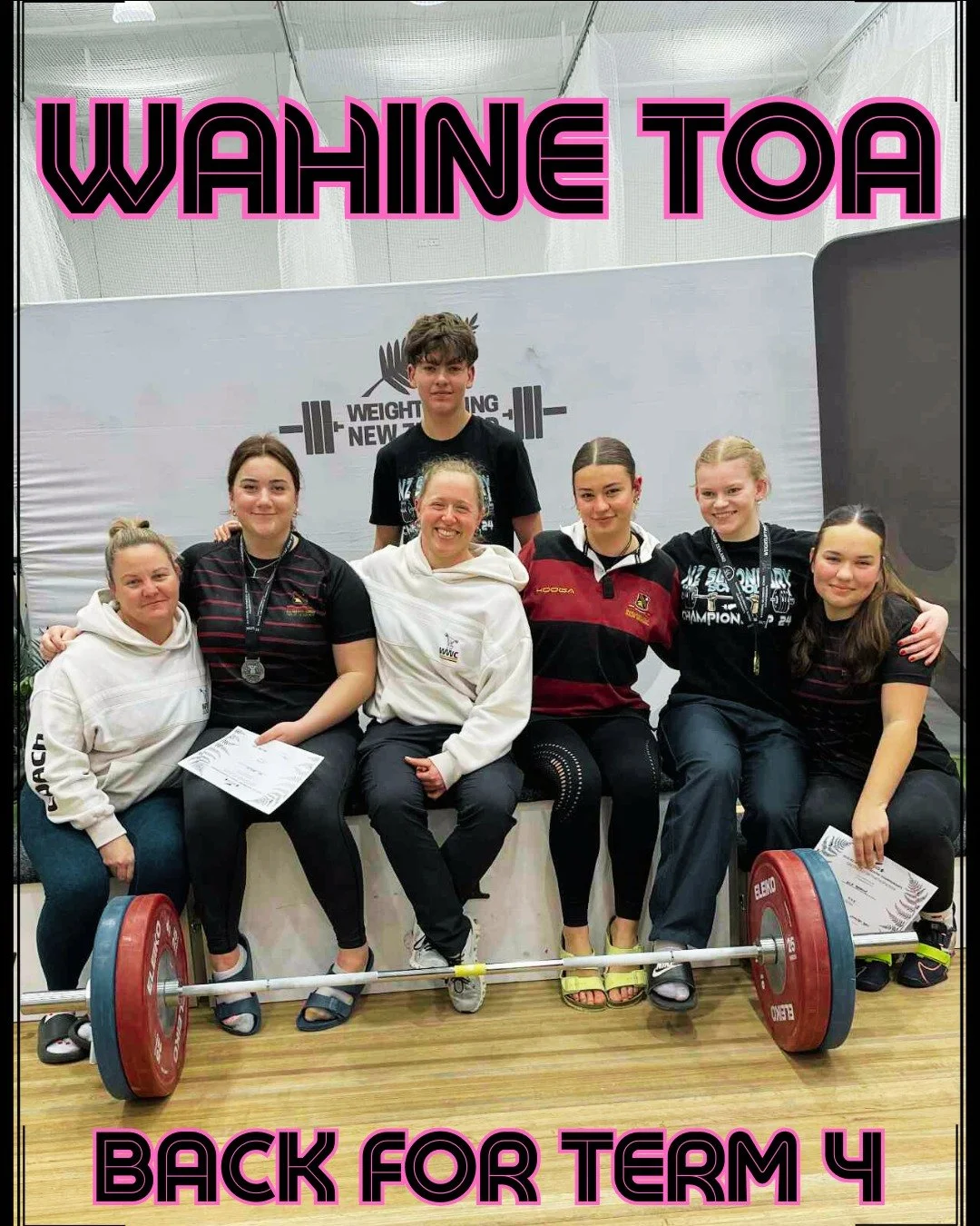 WAHINE TOA 💥 Term 4 is here&mdash;are you in?

Our wāhine crew is back and stronger than ever, and we&rsquo;re calling in more women (13-19yrs) to join the movement. Whether you&rsquo;re brand new to lifting or ready to level up, this is your space 