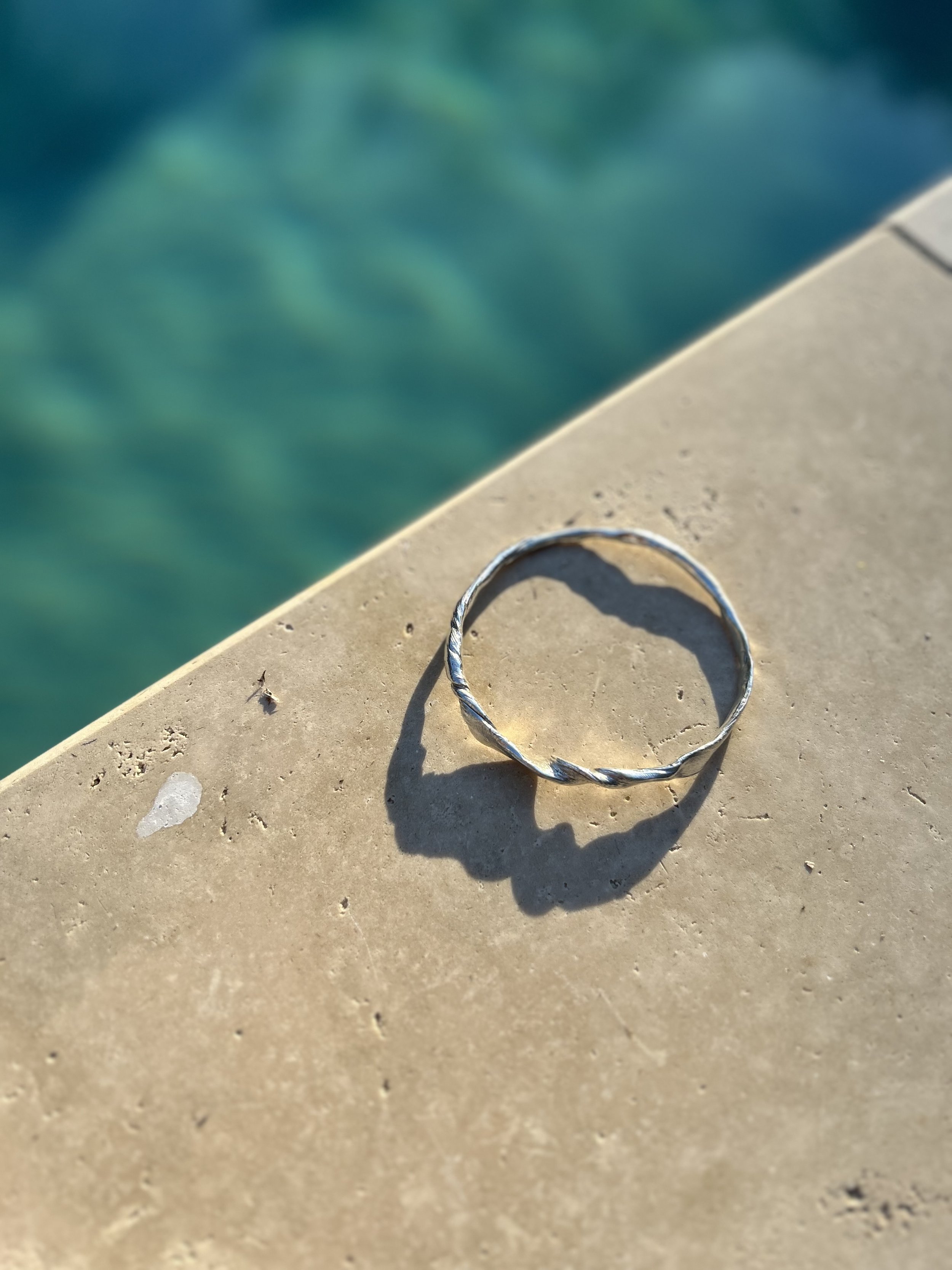 Silver bangle