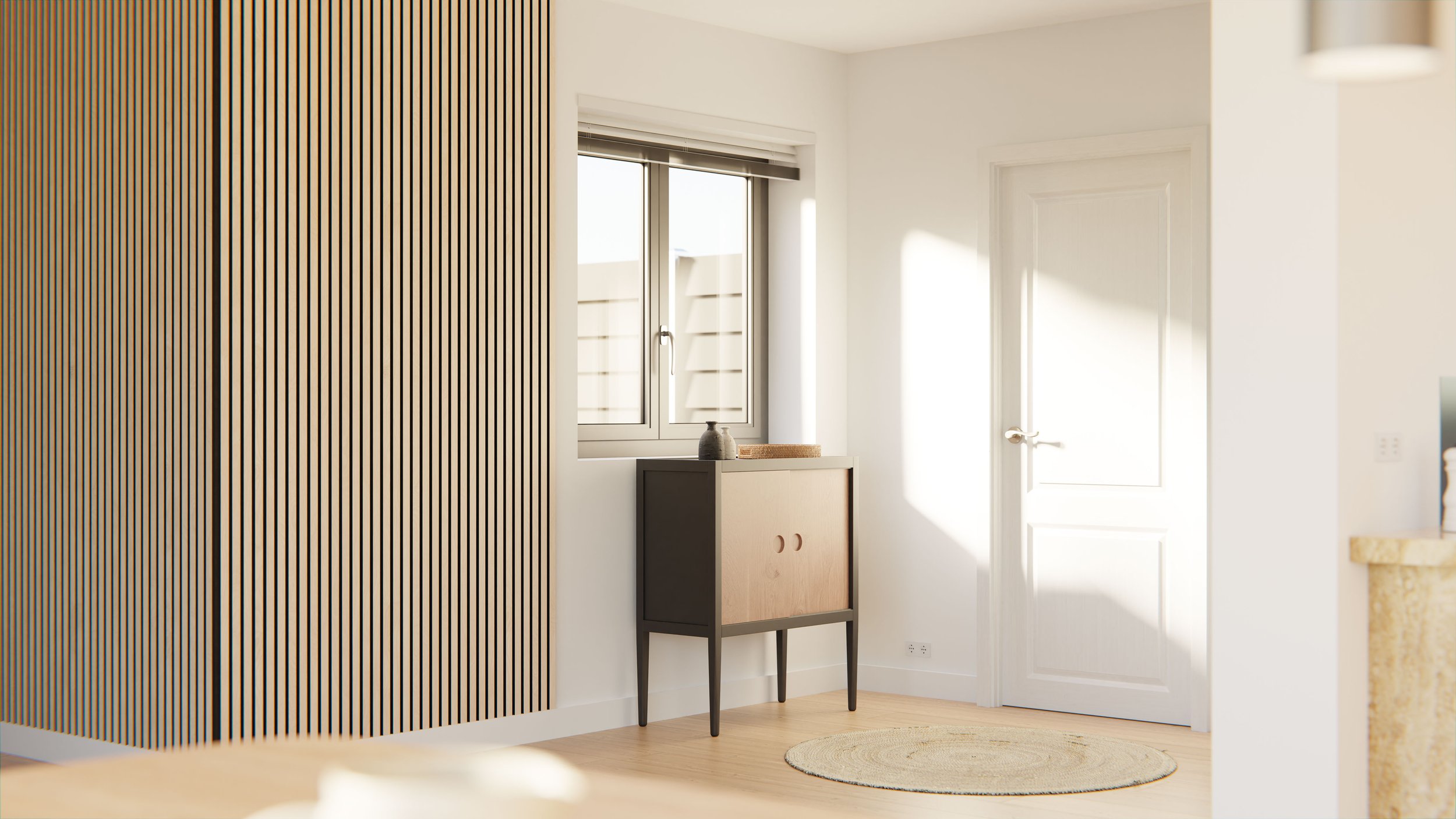Fjordwall_Oak_Black_MDF_Black_Felt_Entrence_1.jpg