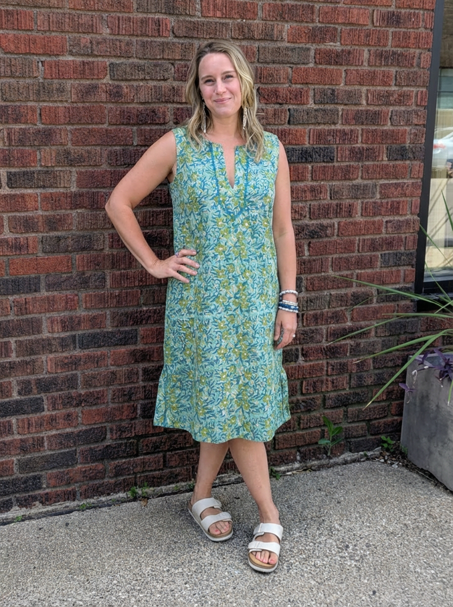 A-Line Rickrack Dress