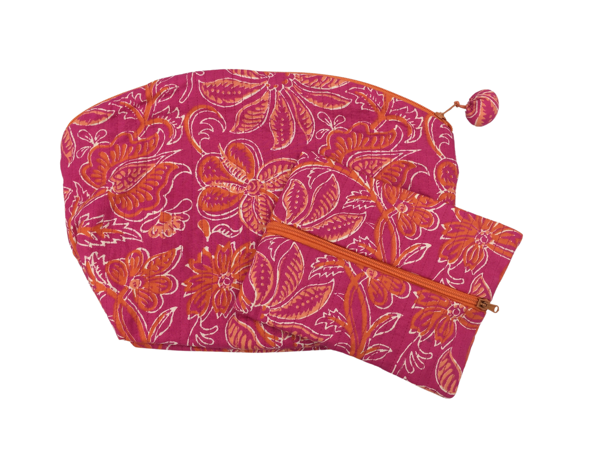 Cosmetic Bag Set Quilted