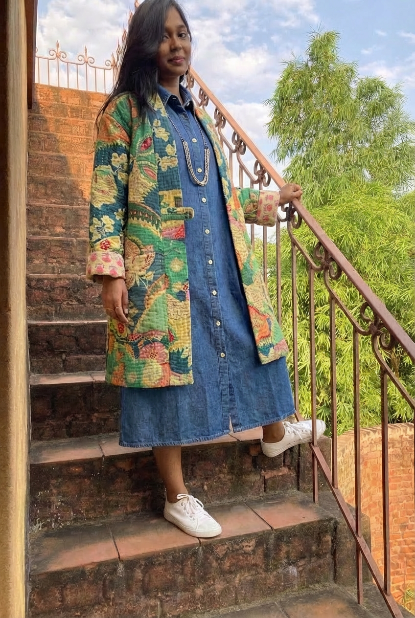 Kantha Coat