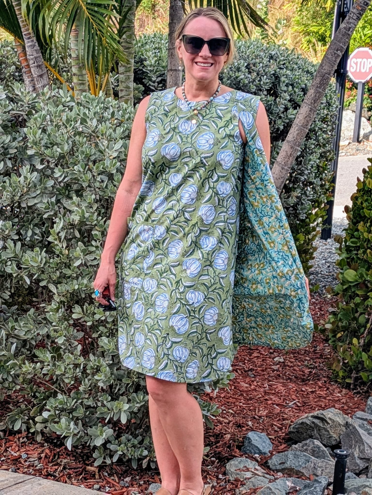 Reversible Retro Wrap Dress