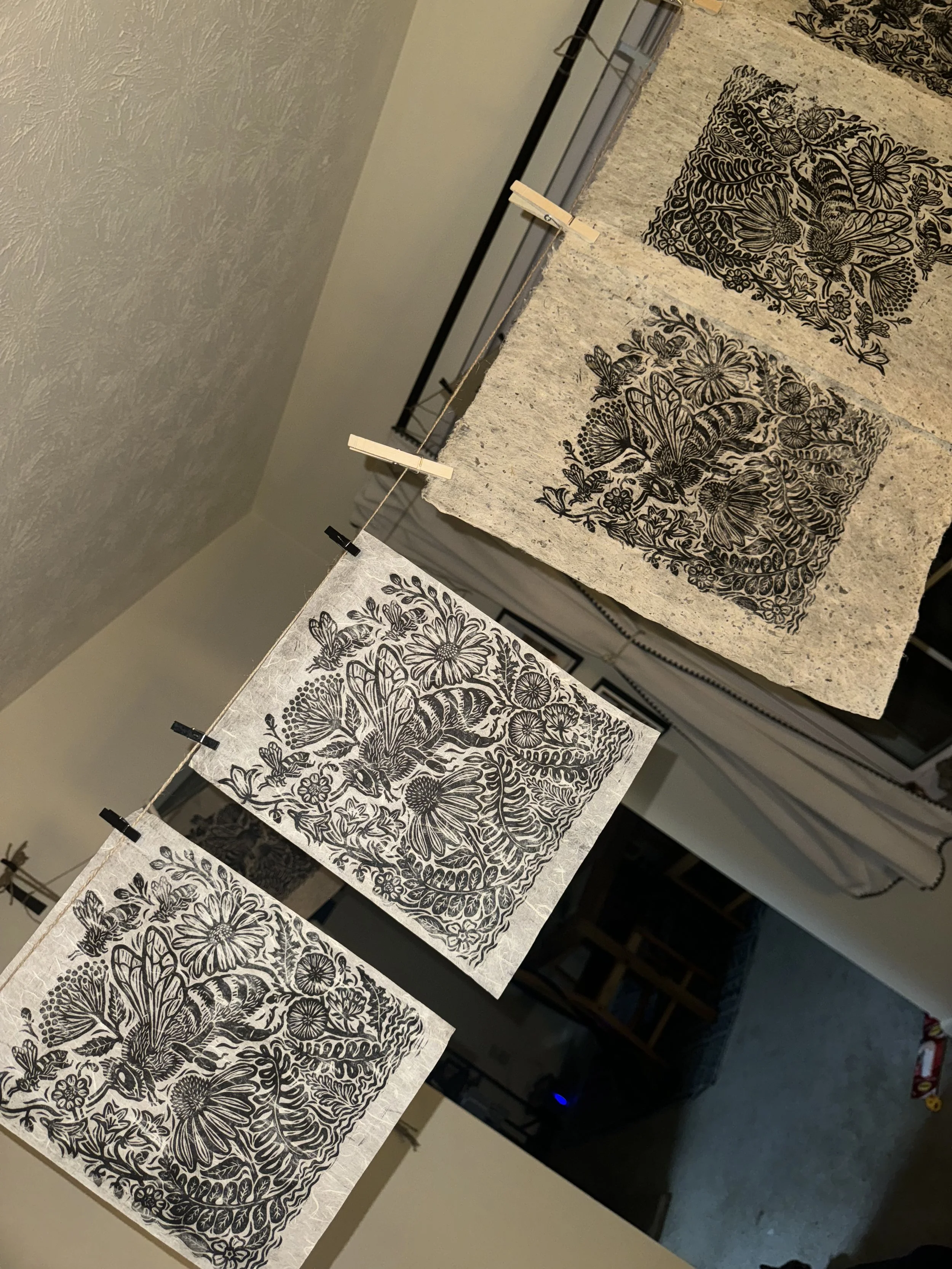 Print drying line