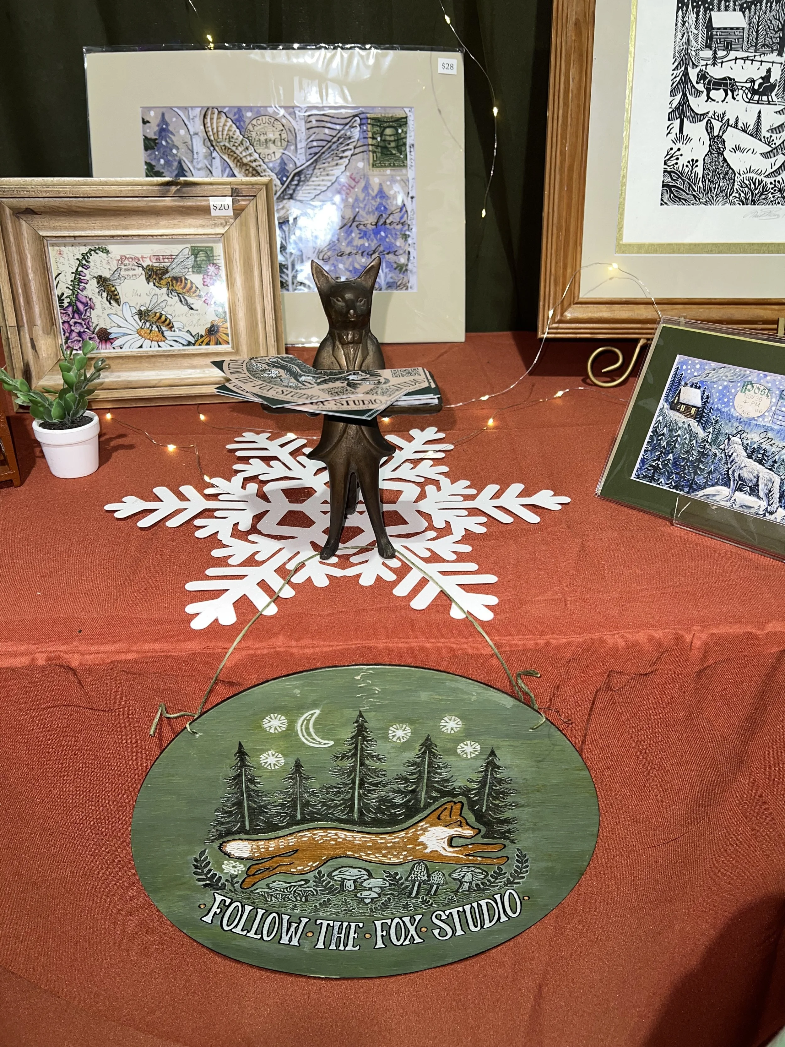 New Business Card Holder on Display with Holiday Spirit