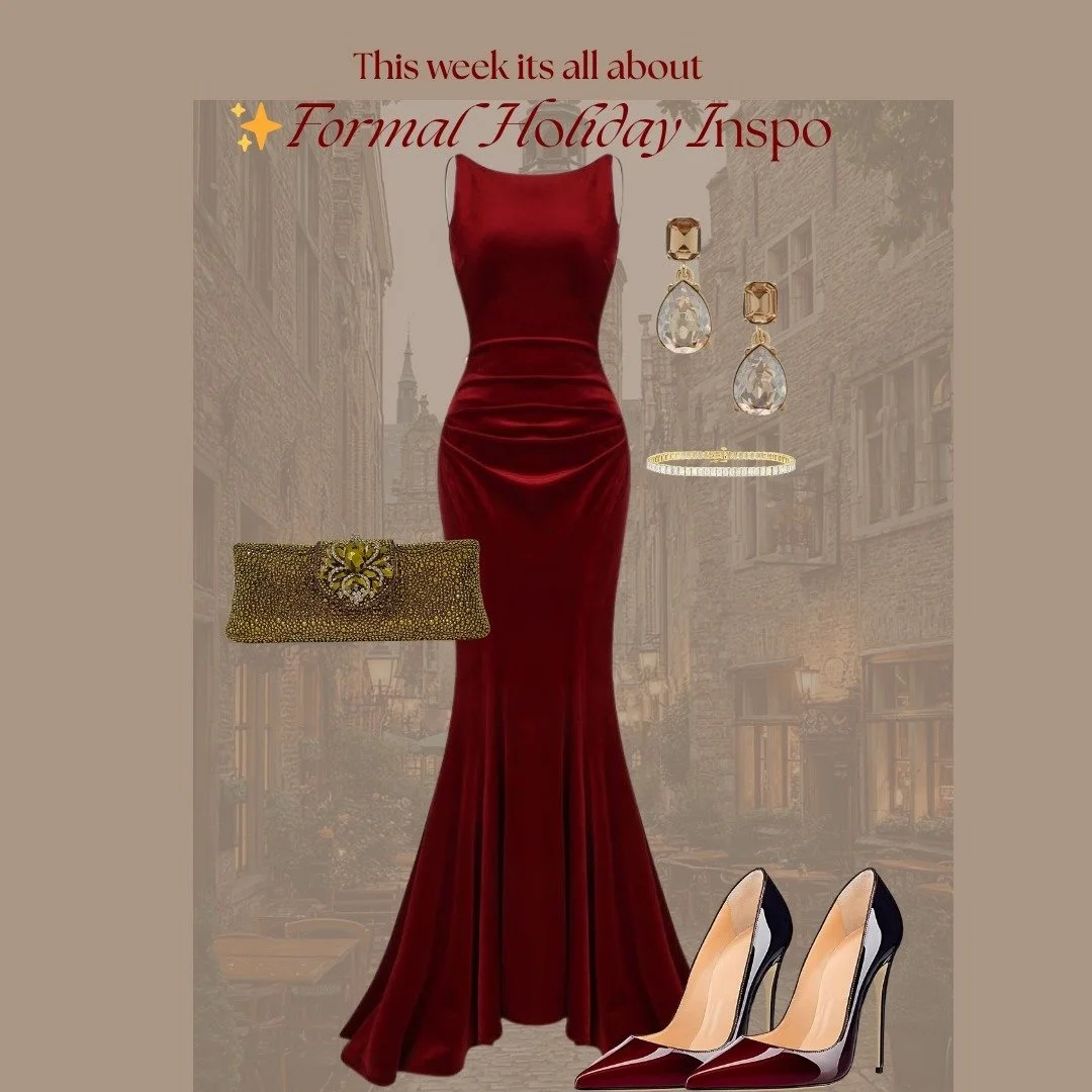 The Holiday Glow continues! For those of you who have a formal party coming up&hellip; here are some glam-worthy options for a show-stopping evening! Cheers🥂✨
Ready to find your perfect formal moment? DM me the date of your biggest event and let's c