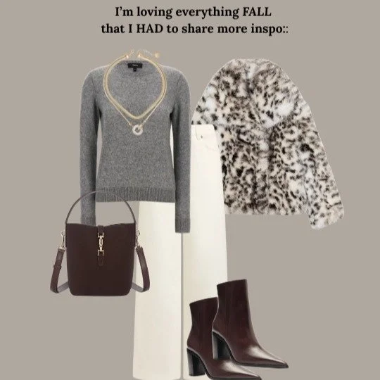 I just couldn't hold back from posting yet another inspiration on all things BROWN! Just gorgeous and so luxurious!✨ If you are like me, you have always gravitated to black as your base. This is the season to break out of your black go-to rut and emb