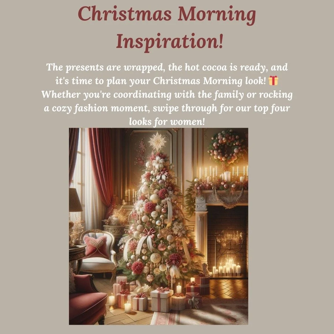 4 Ways to Win Christmas Morning: 
From Family Fun to Designer Cozy!
Christmas morning is the most magical time, and this year, your cozy look deserves an upgrade! We've curated four distinct moods&mdash;from heartwarming tradition to sleek luxury&mda