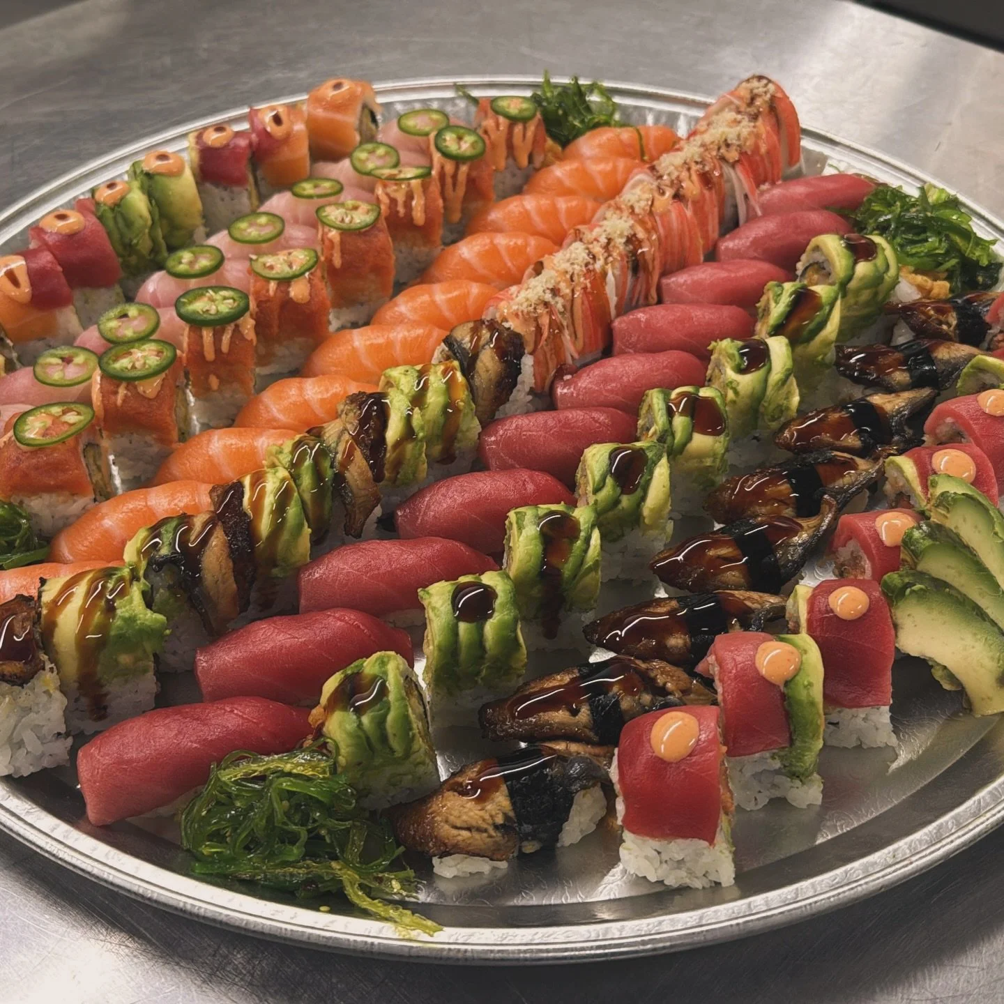 Sushi platter from Hams.sushi 

#sushiplatter #sushi #assortedsushi #sushilover #sushicatering #nyc