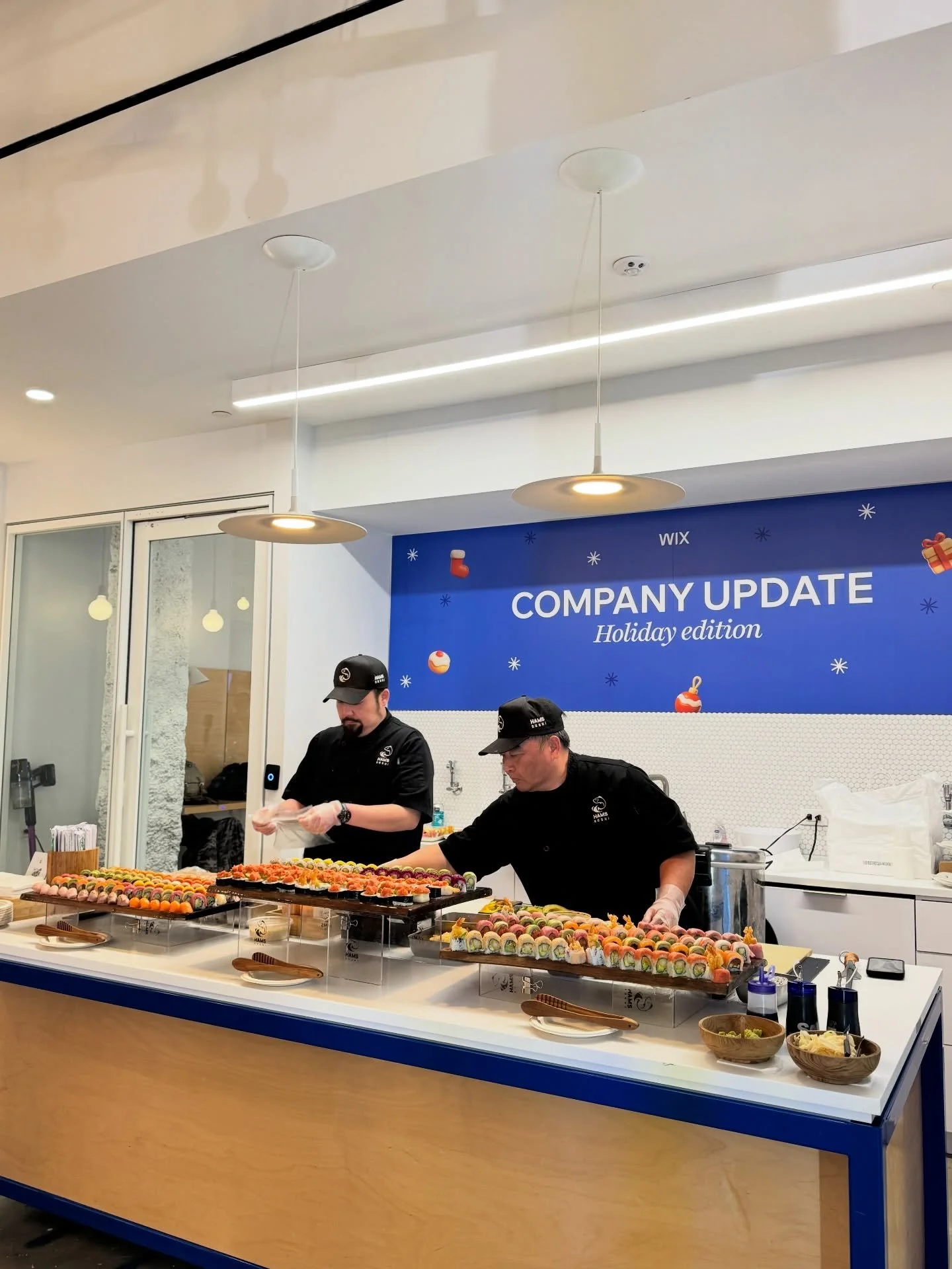 Corporate holiday party @wix 

#privatesushichef #livesushi #sushicatering #hamssushi #privateparty #corporateevents #ny