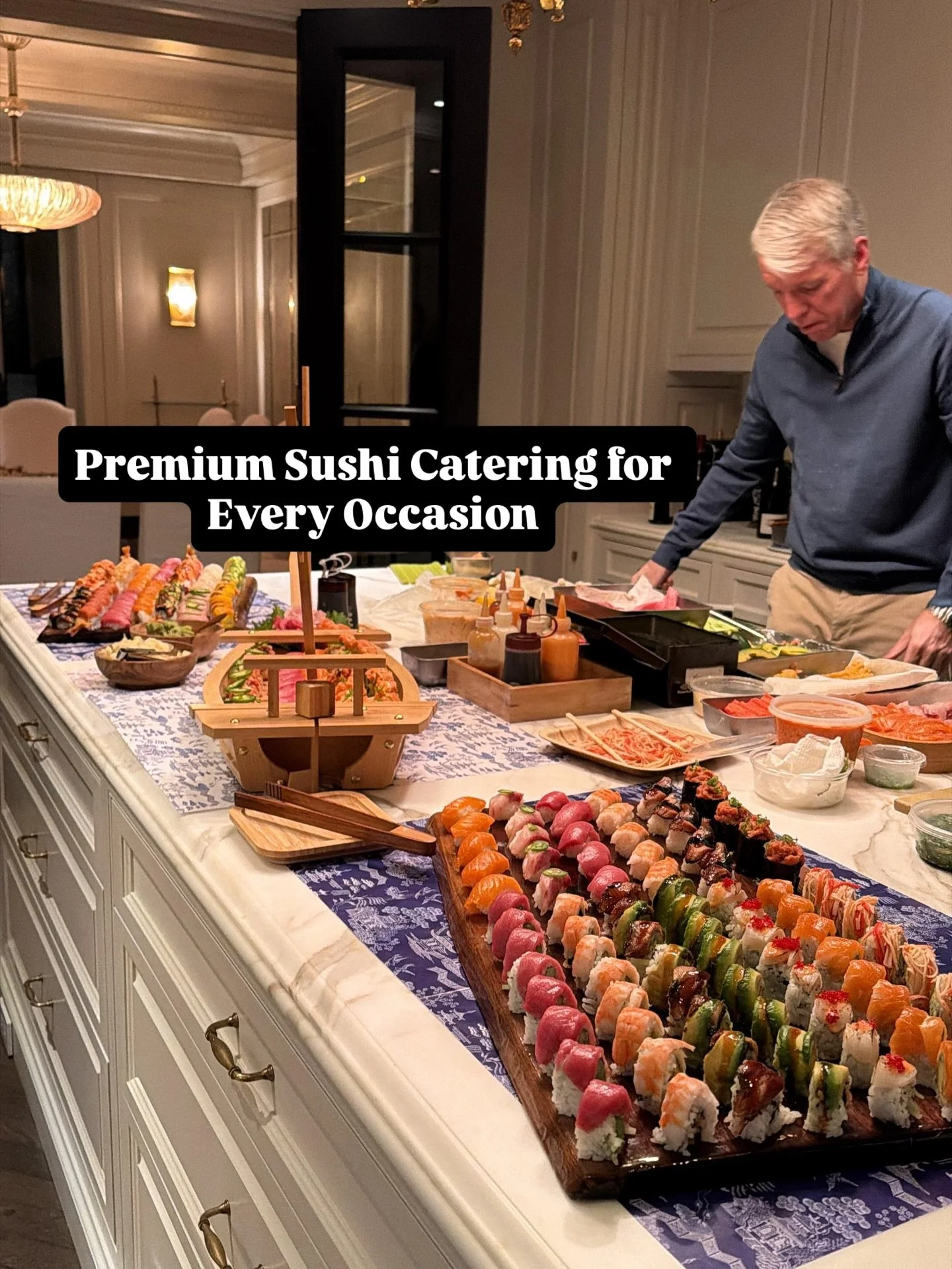 Premium Sushi Catering for Every Occasion

#sushicatering #livesushibar #privatesushichef #sushiparty #nyc