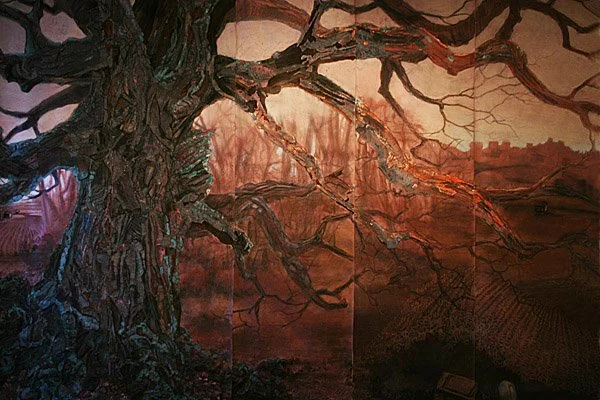 Sacred Oak of Oley
Recycled paper, recycled cloth, wood glue, charcoal, and local clay