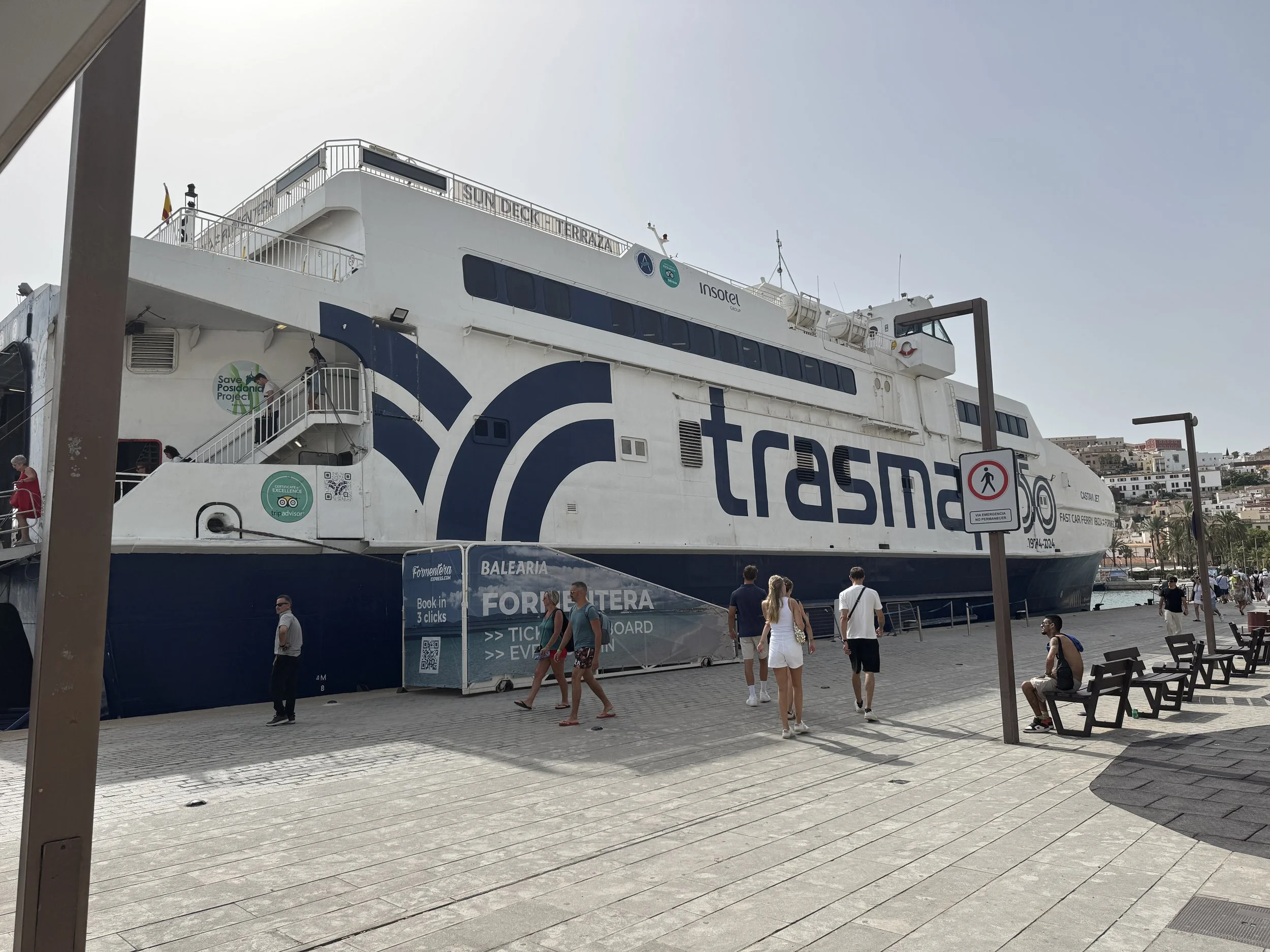 A quick 1 hour ride to Formentera
