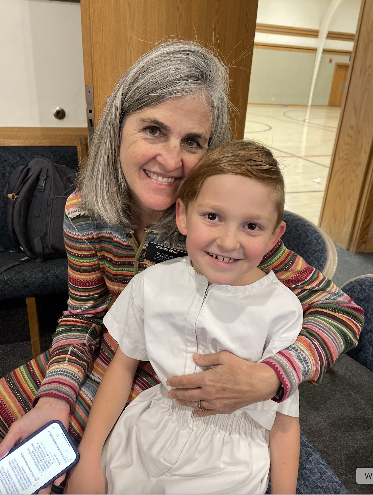 Joseph, our Grandson got baptized!