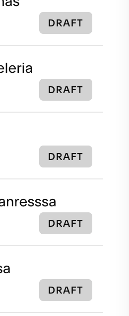 Posting all drafts…