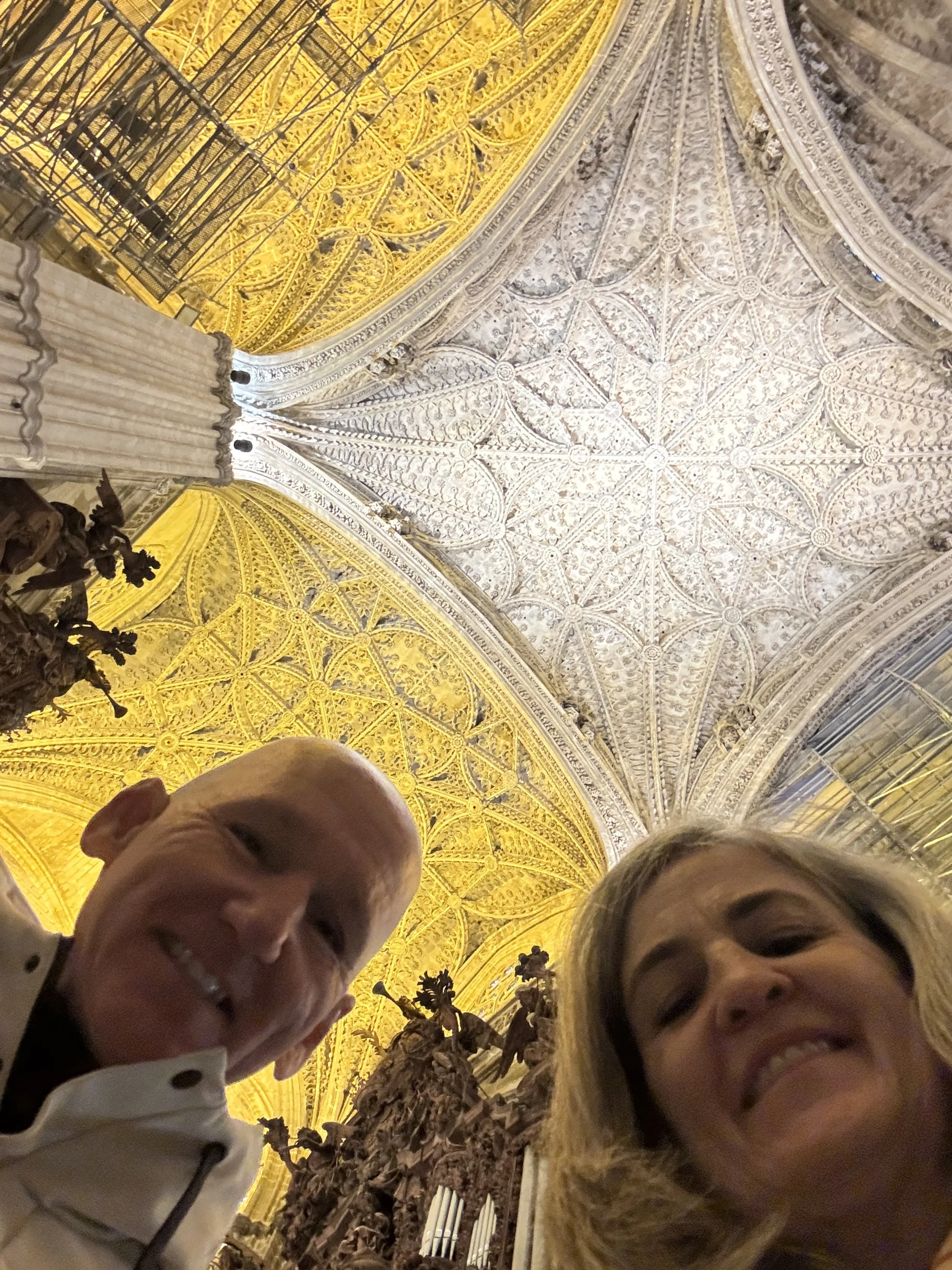 Inside Catedral of Seville