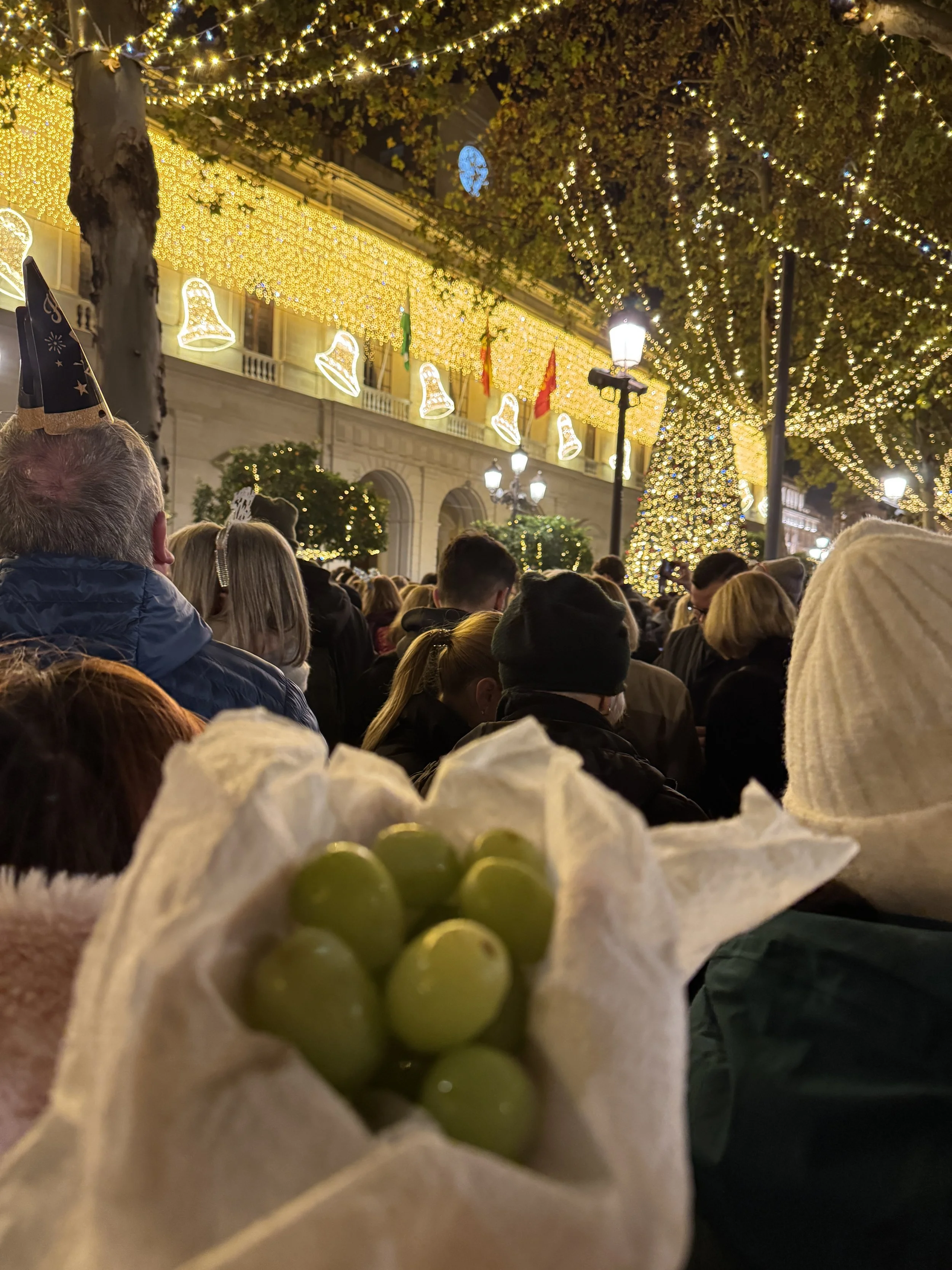 12 grapes, one for every gong at midnight