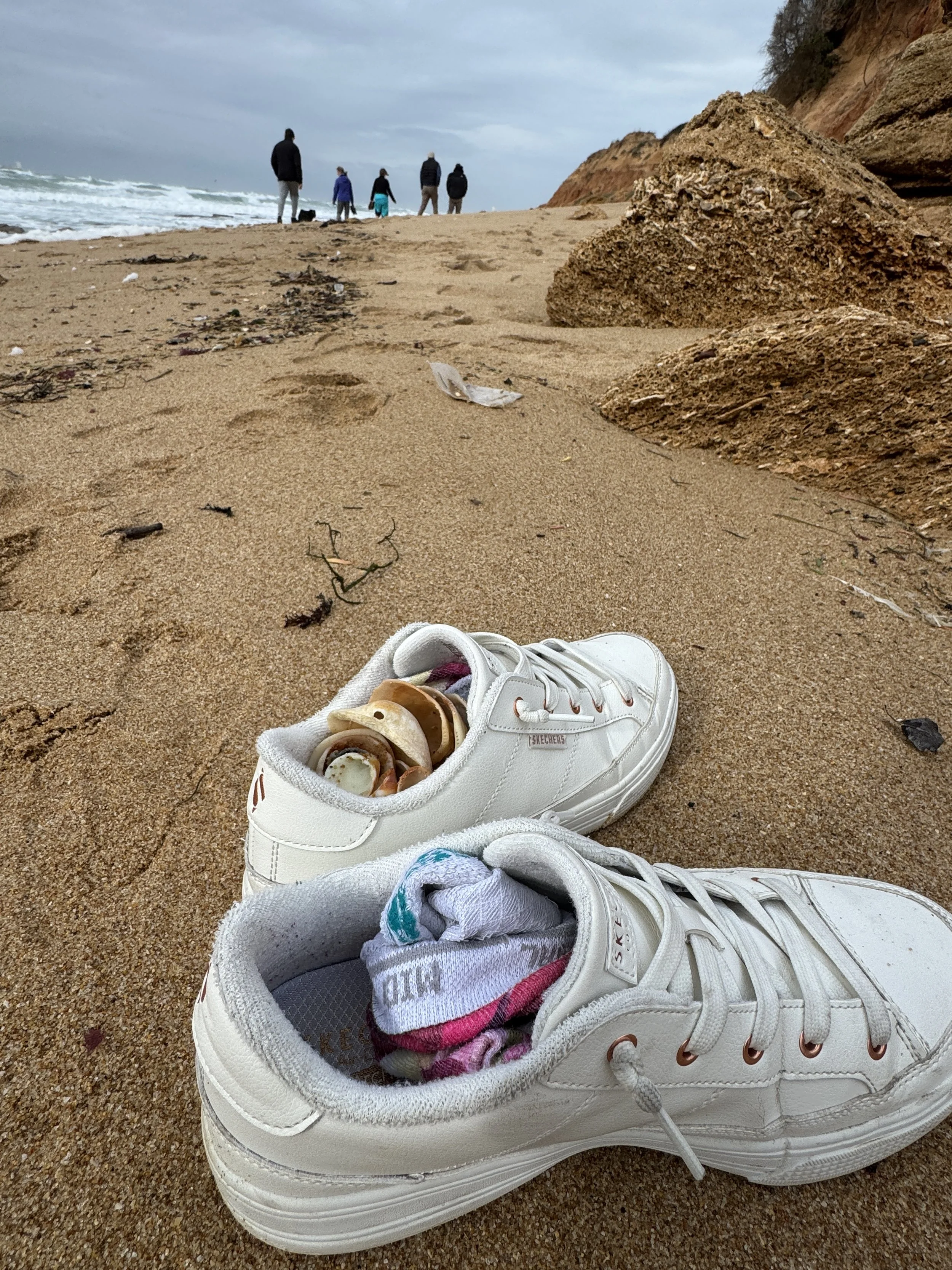 Left a piece of me on the Cadiz shore