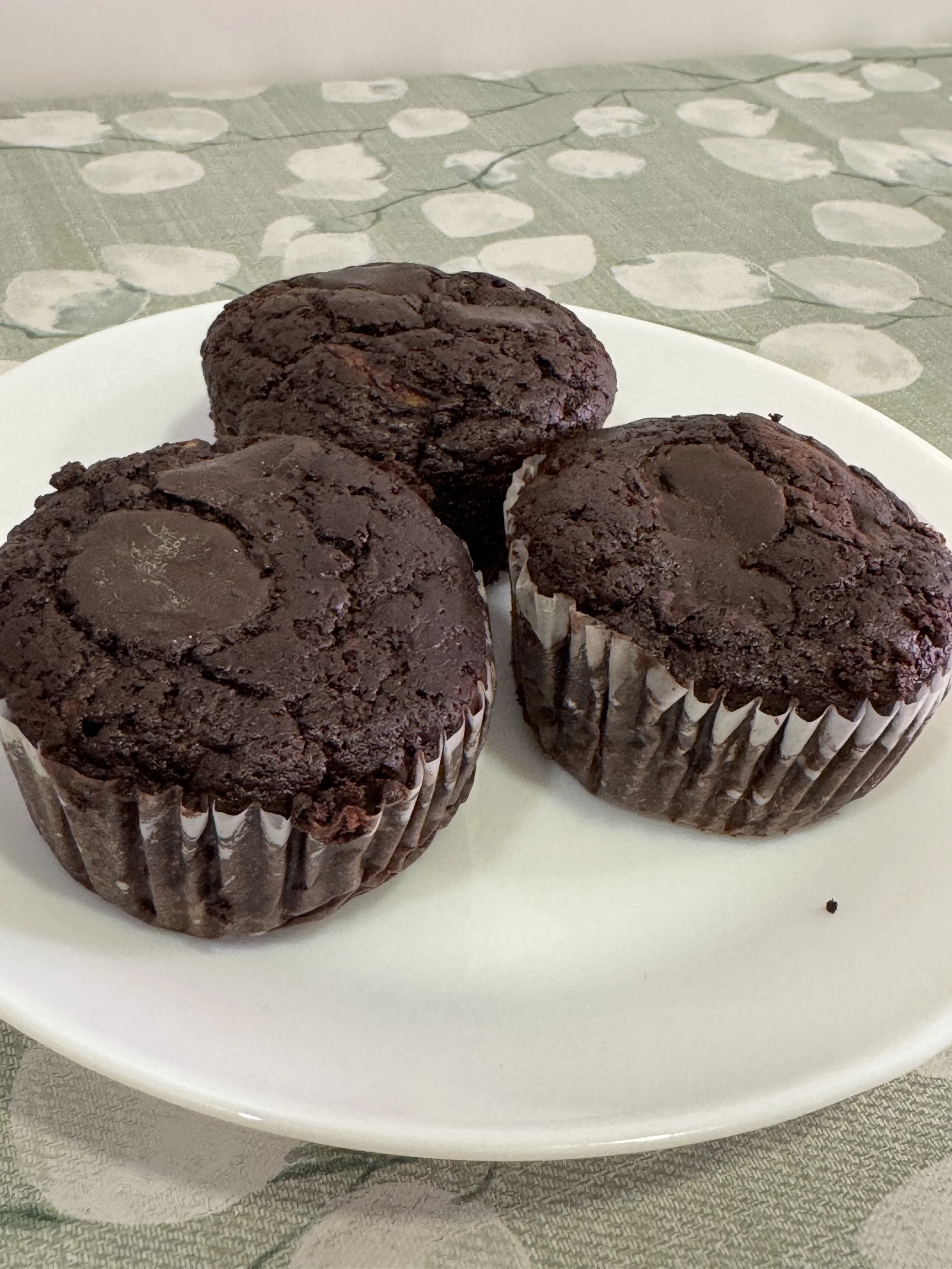 Zuchini chocolate muffins