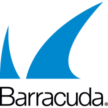 Barracuda Networks logo with shark fin design