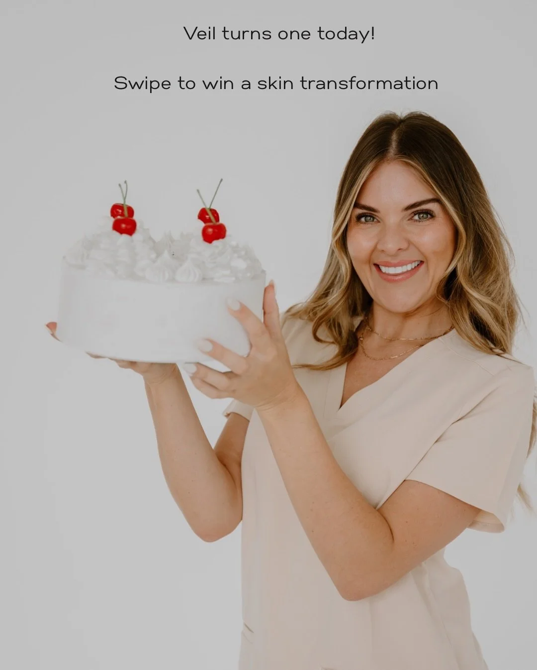 Veil turns one today. 🤍
And to celebrate, it only feels right to do the biggest giveaway we&rsquo;ve ever done.

Swipe for all the details ↪️

#giveaway #skintransformation #laser #skinclinichawthorn