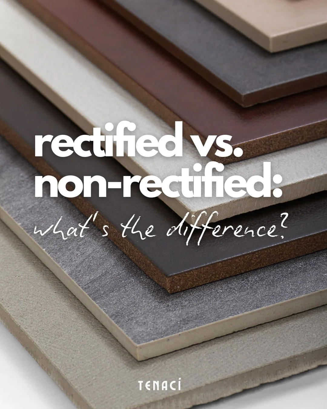 Confused by straight edges or round edges? We get it. Here&rsquo;s the lowdown so you know the difference before you buy 🤓

#homerenotips #tiledesign #i̇nteriordesignideas #bathroomreno #kitchenreno #tileinspo #renovationgoals