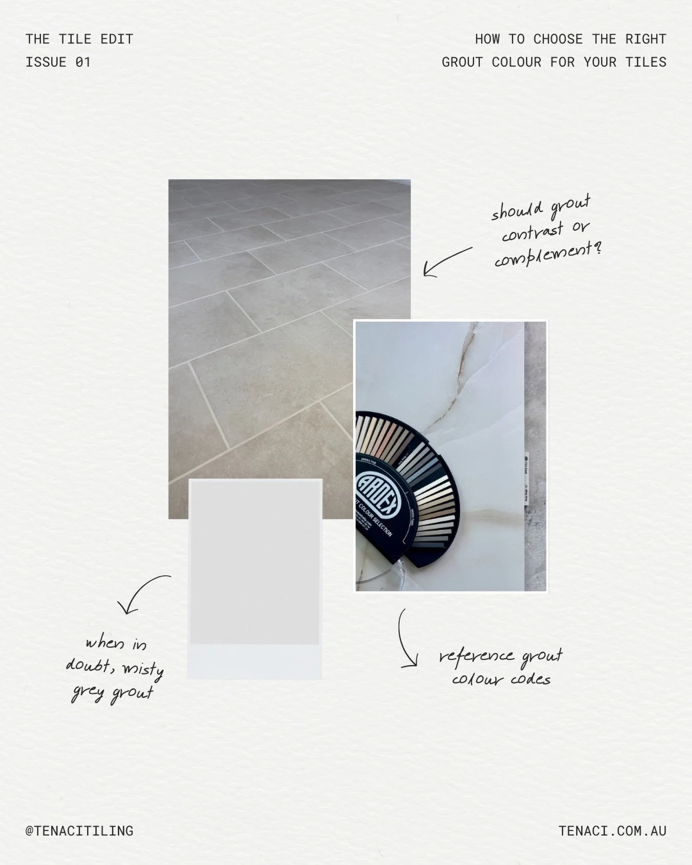 Introducing: The Tile Edit ✍🏼 

We&rsquo;re kicking off 2026 with something new! Our monthly blog is all about making tiling simple, stylish, and stress-free.

In our very first post, we&rsquo;re focusing on a detail that&rsquo;s often overlooked: g