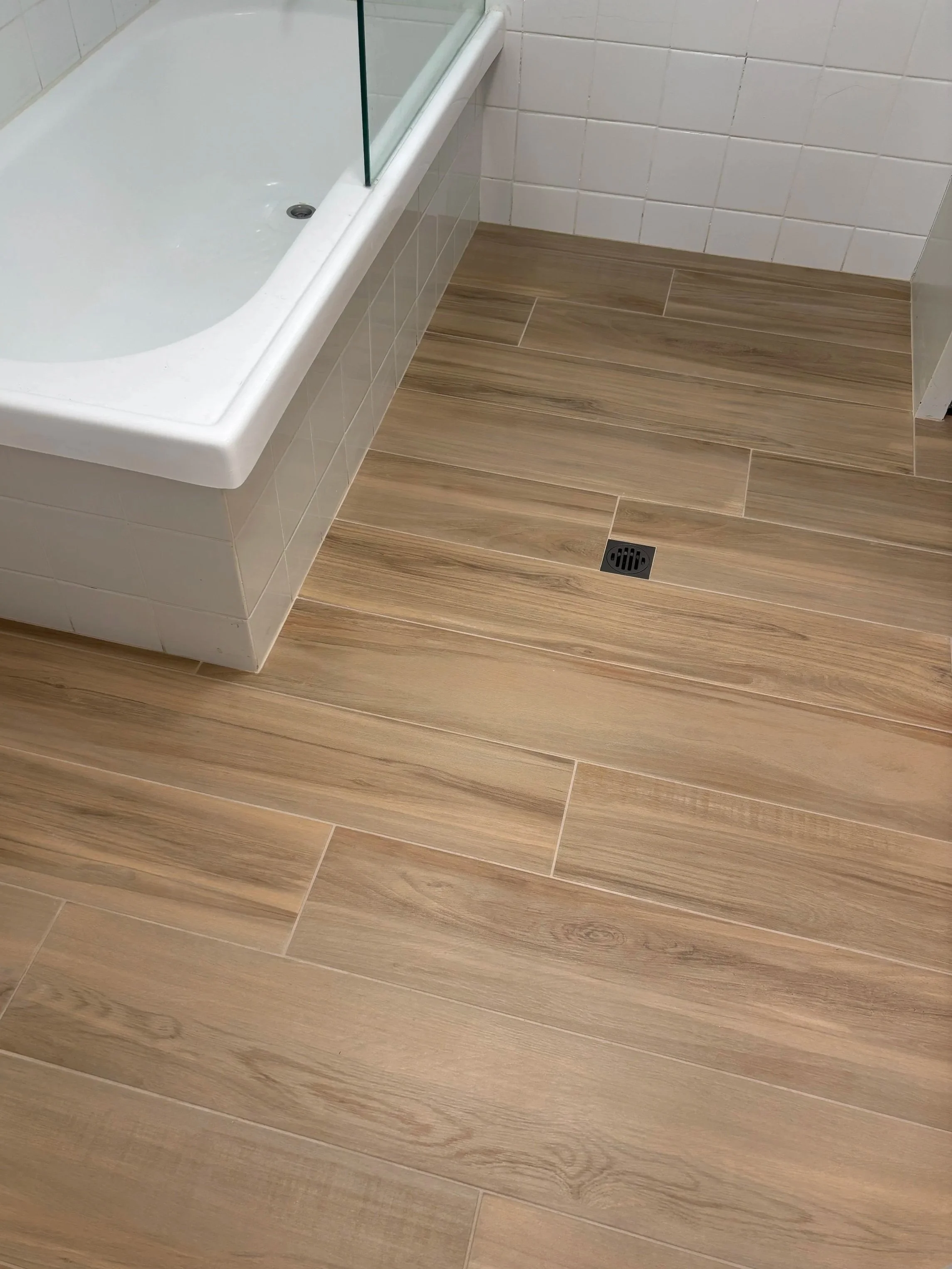 Bathroom floor tiling | Clayfield