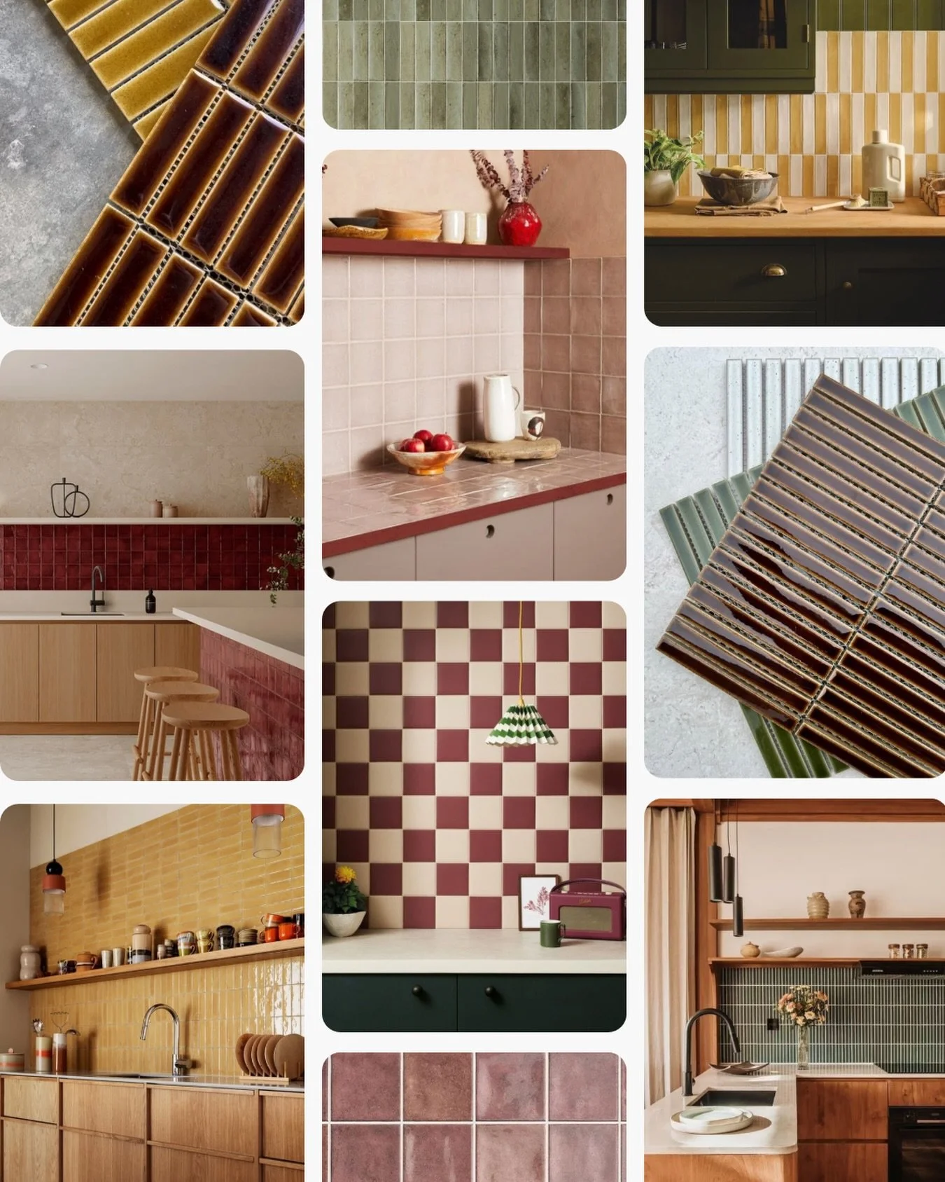 A peek at our recent pins. Kitchen splashback tile ideas we&rsquo;re currently loving. 

If a new kitchen splashback is on your renovation wishlist, let&rsquo;s talk 💬

#pinterest #interiordesign #kitchensplashback #tiledesign #tileinspo