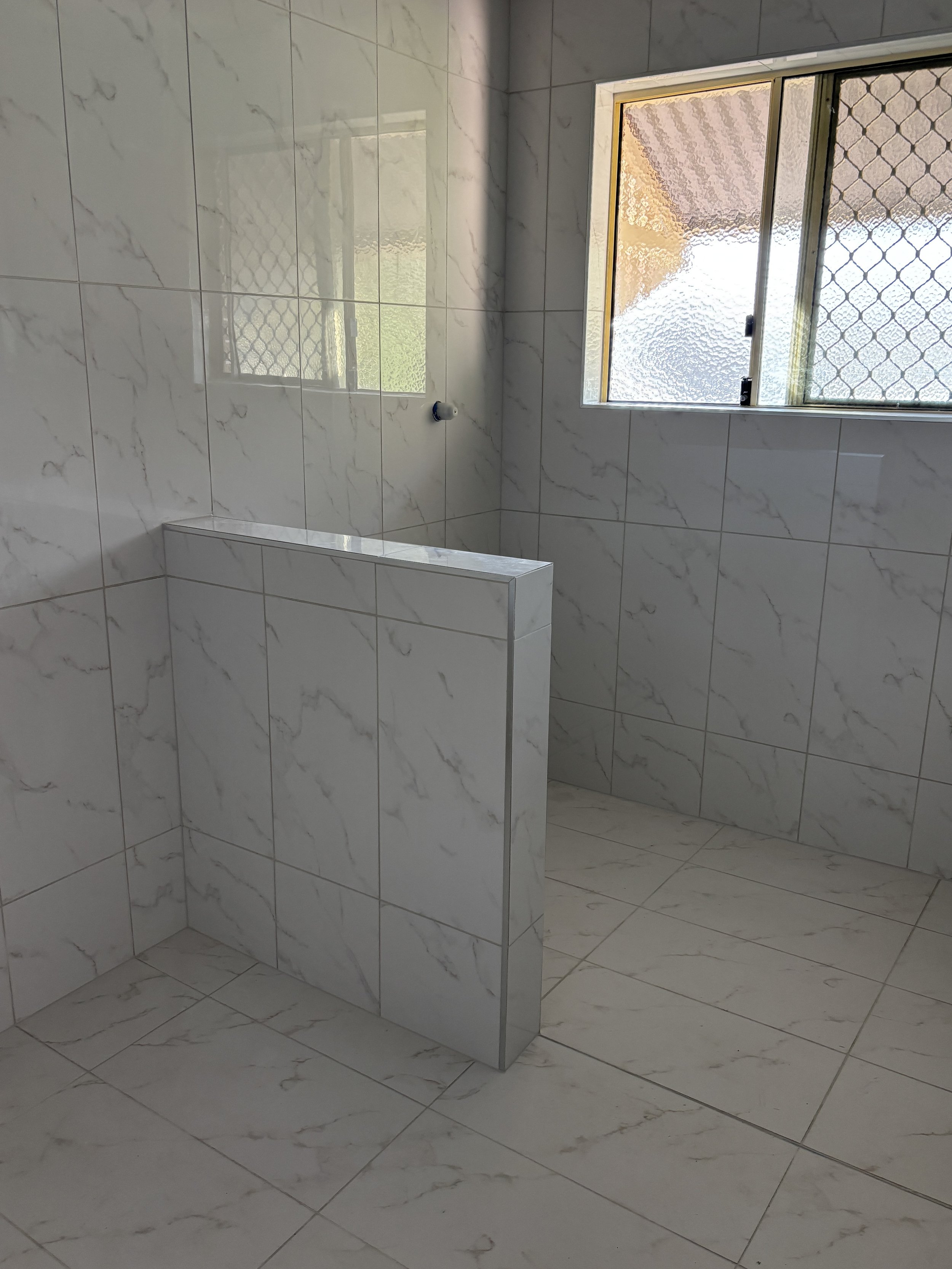 PWD bathroom tiling | Shailer Park | September 2025