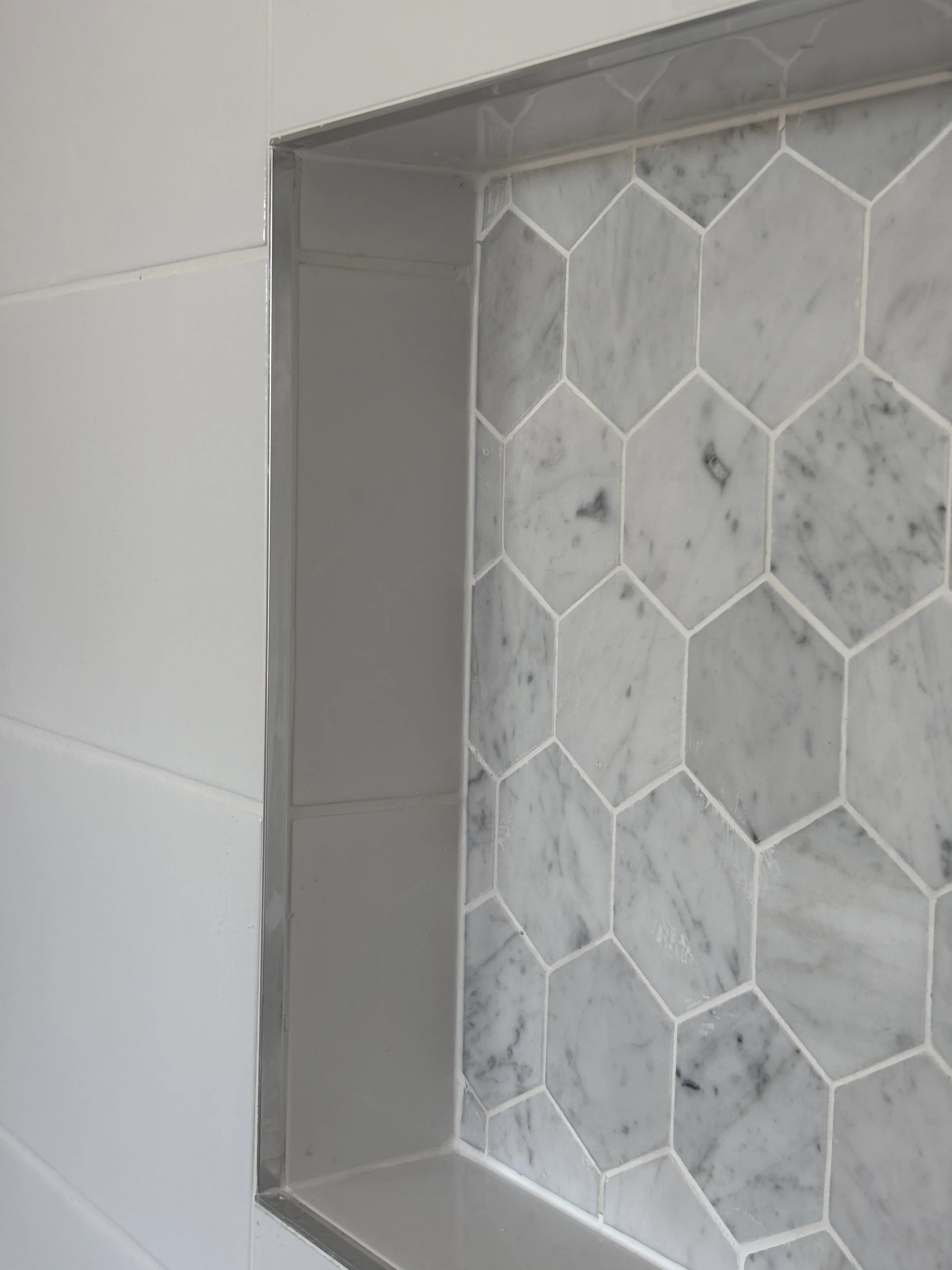 Bathroom tiling | Logan Reserve | March 2025