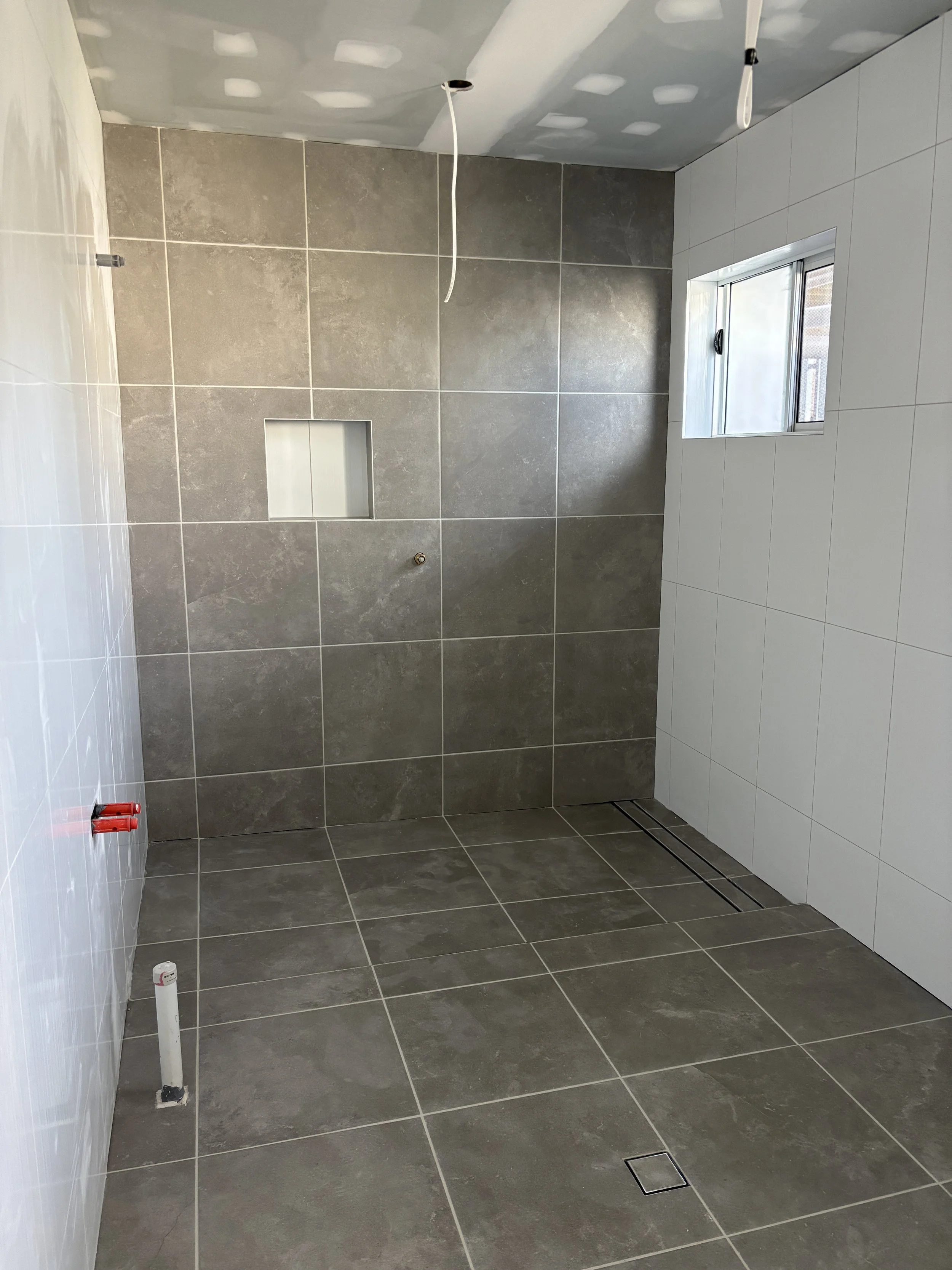 Bathroom renovation tiling | Wynnum West | September 2025