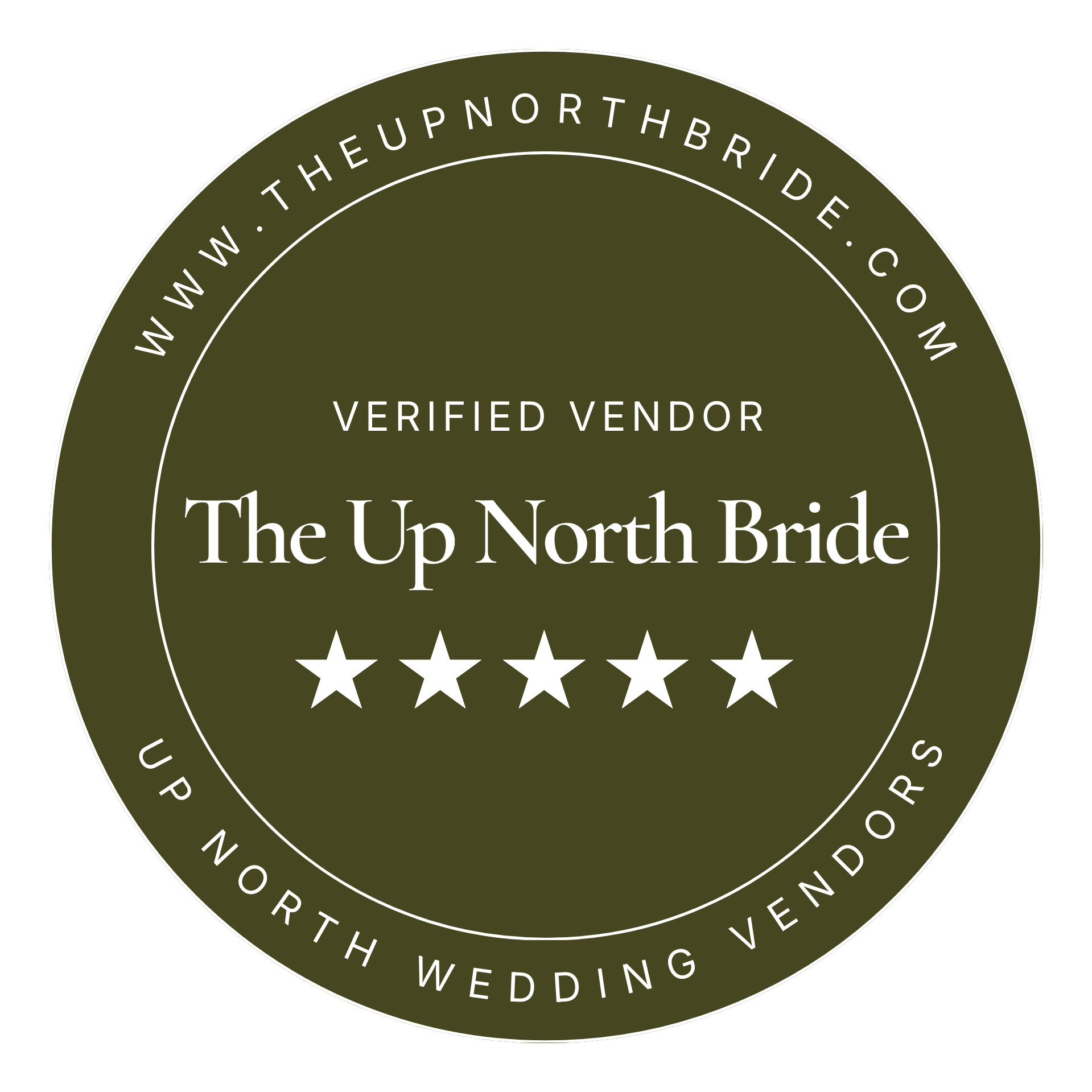verified badge for wisconsin wedding coordinator from The Up North Bride