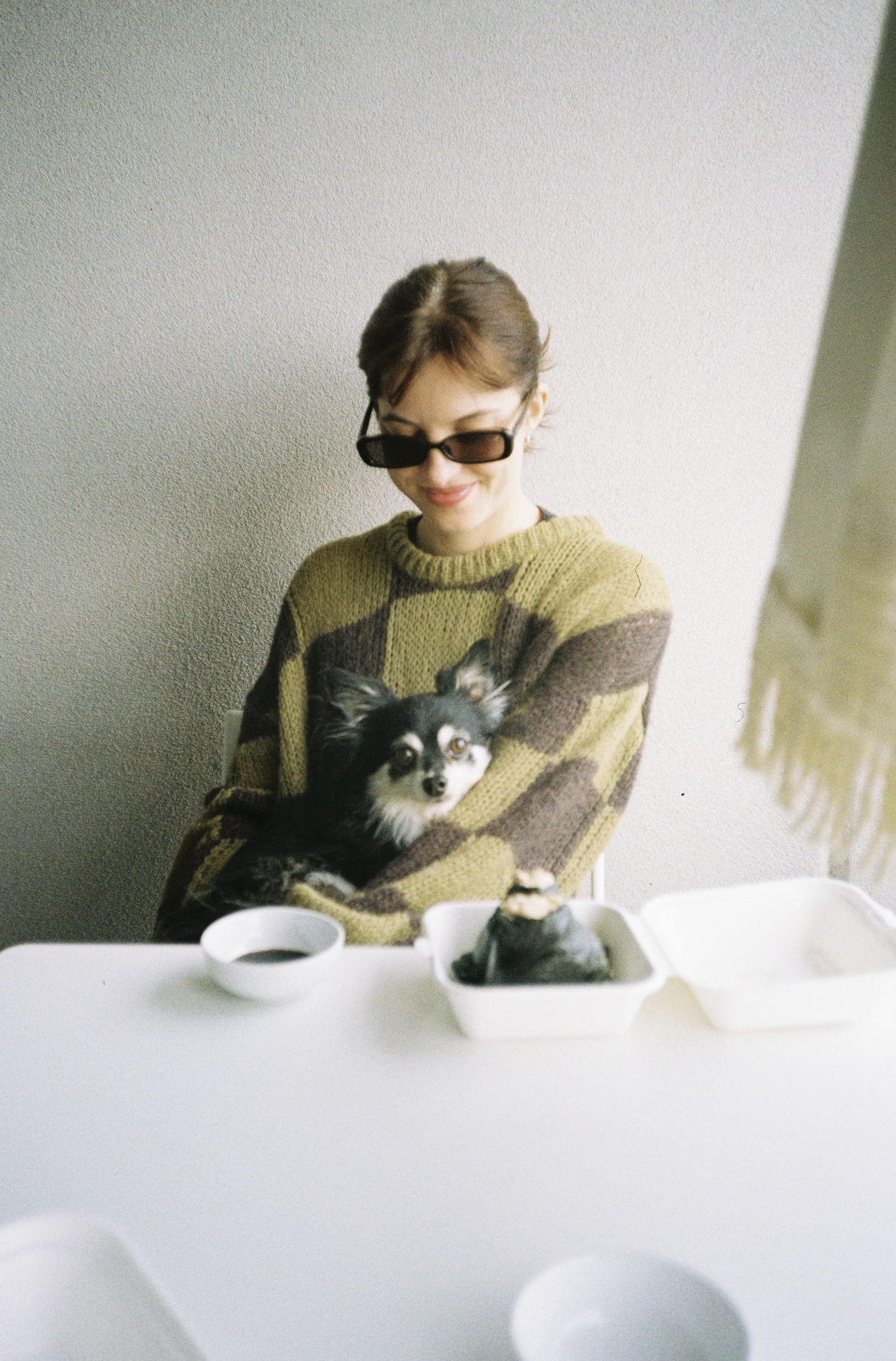 Photo of me and my dog Pudding